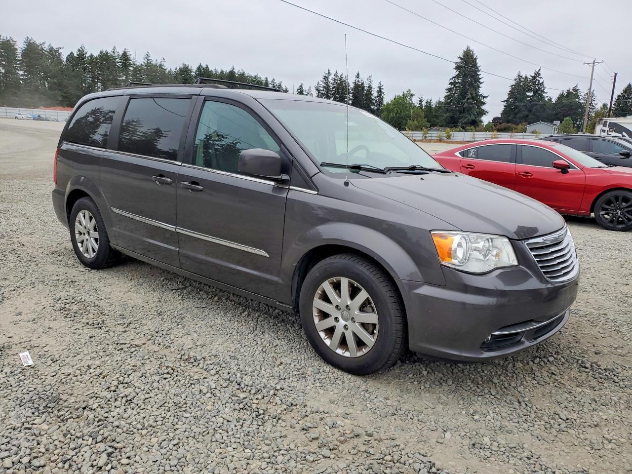 2015 Chrysler Town & Country Touring Gray vin: 2C4RC1BGXFR662018
