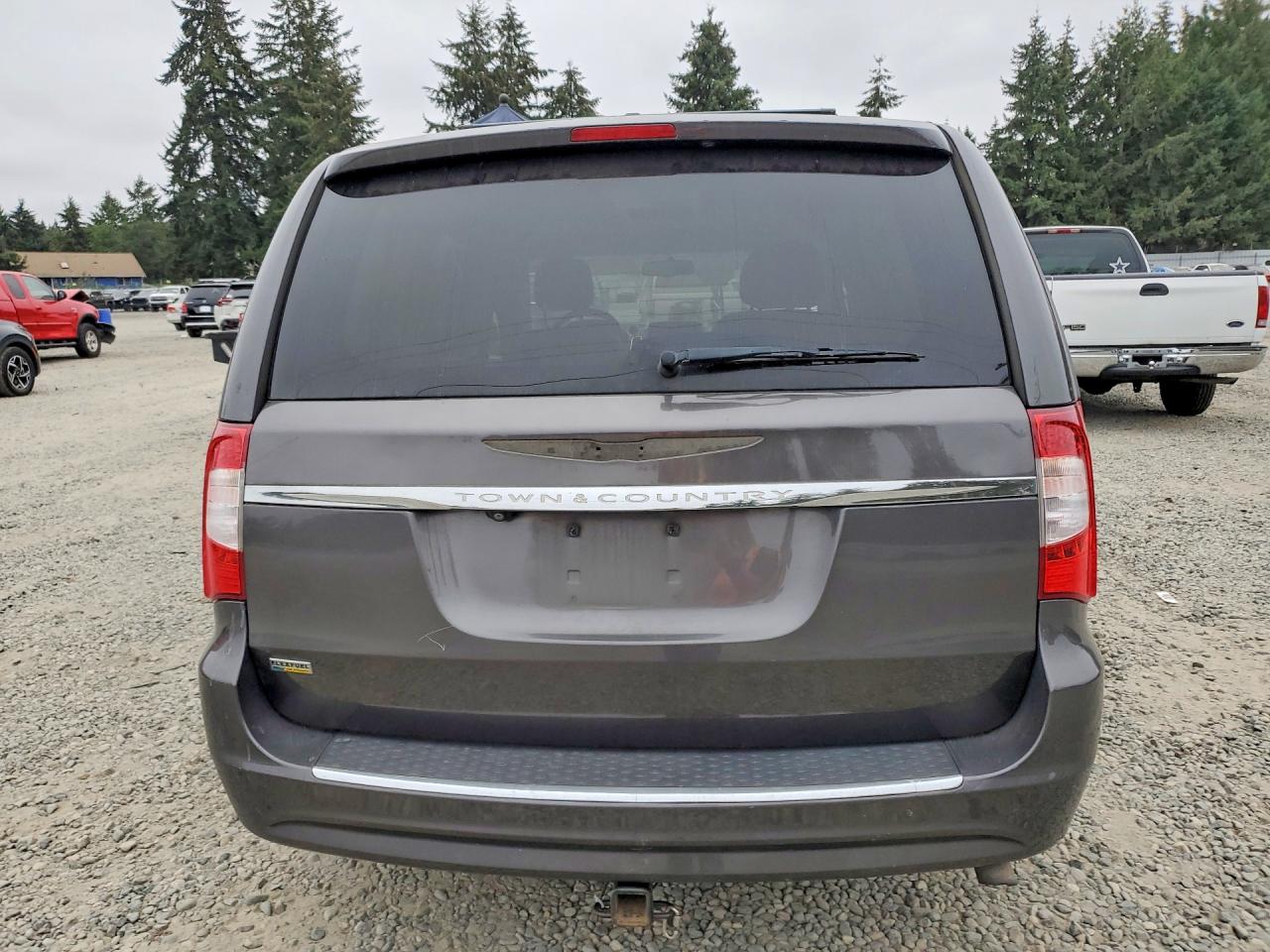 2015 Chrysler Town & Country Touring Gray vin: 2C4RC1BGXFR662018