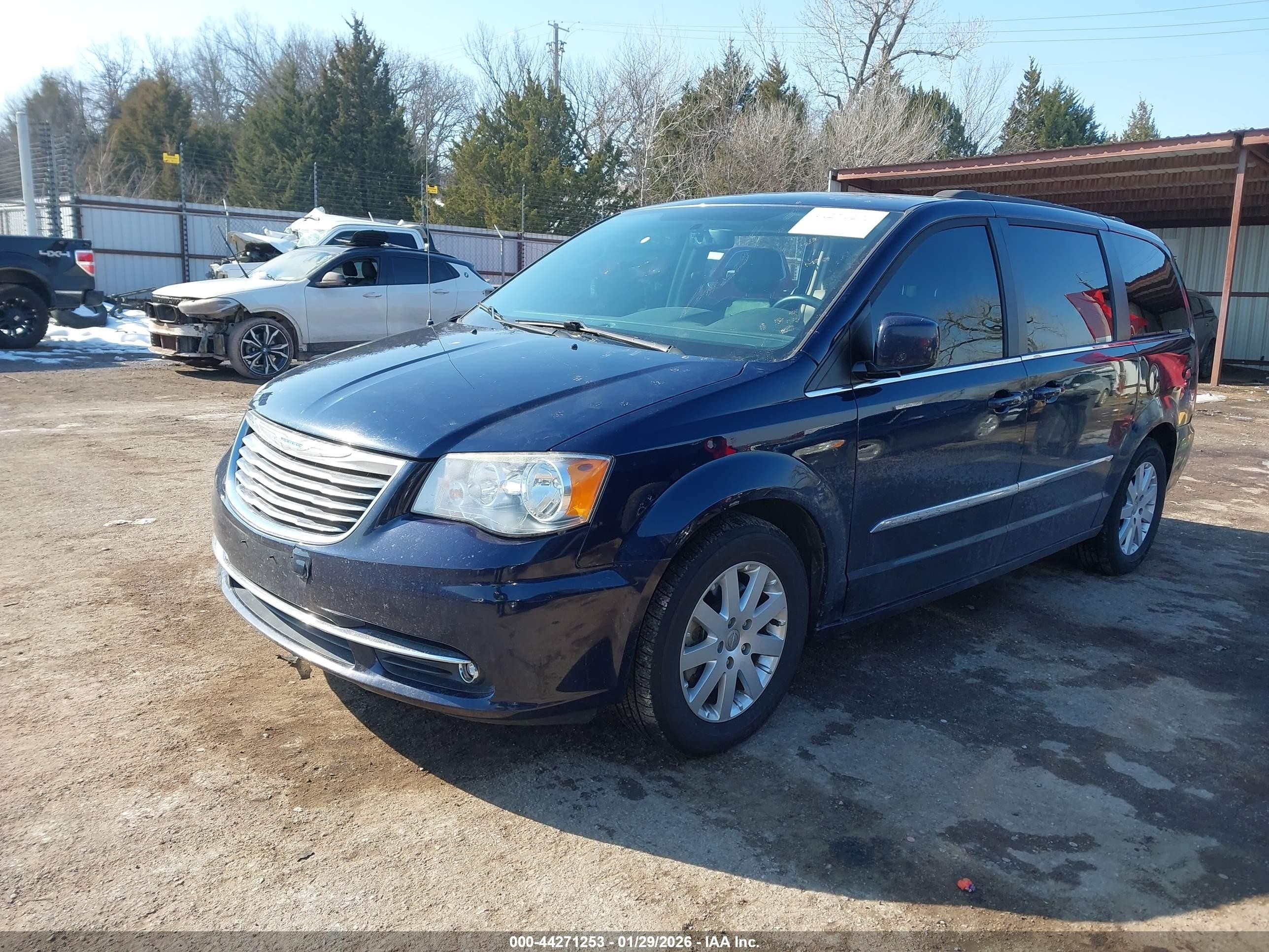 2015 Chrysler Town & Country Touring Dark Blue vin: 2C4RC1BGXFR696525