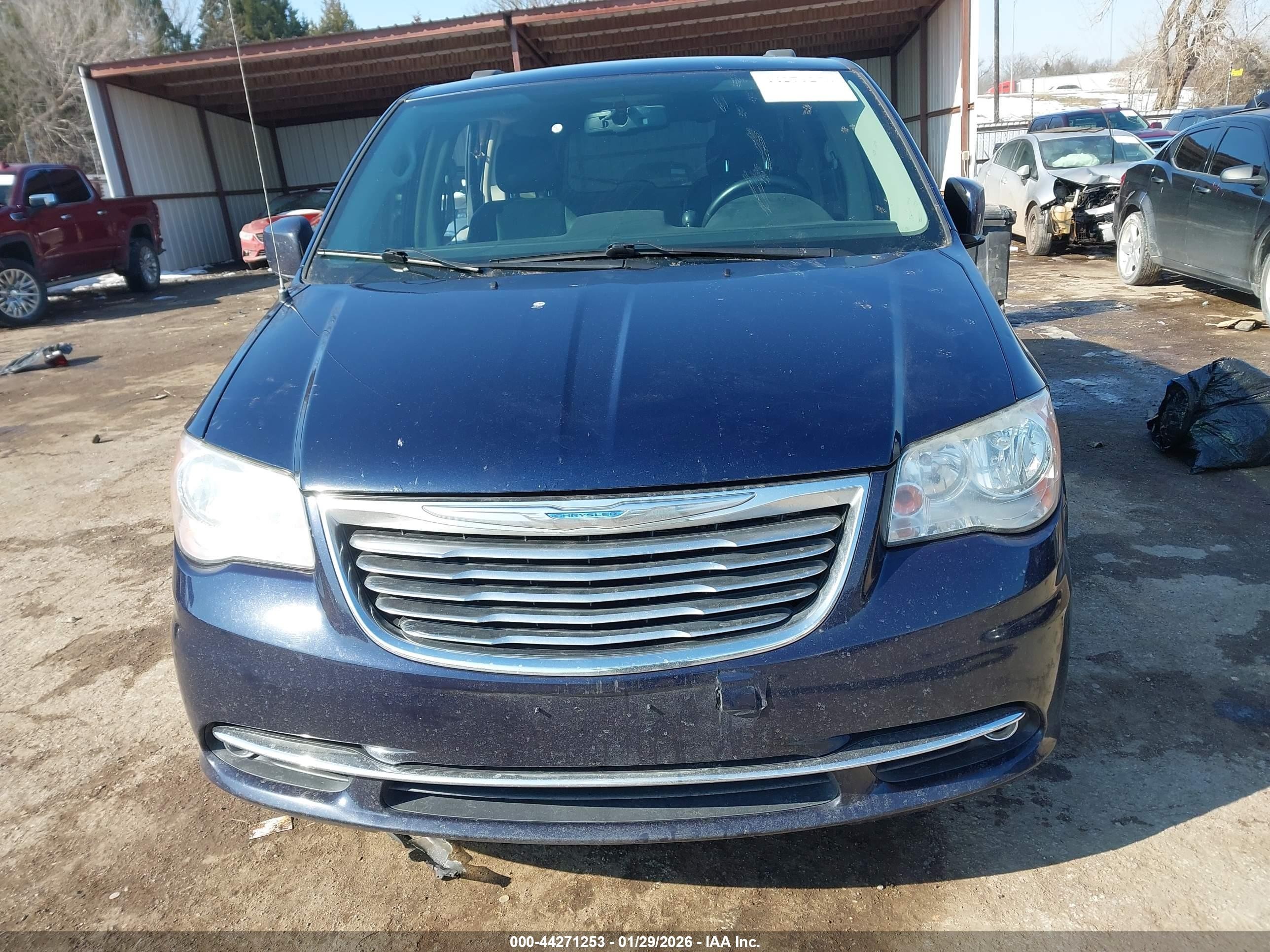 2015 Chrysler Town & Country Touring Dark Blue vin: 2C4RC1BGXFR696525
