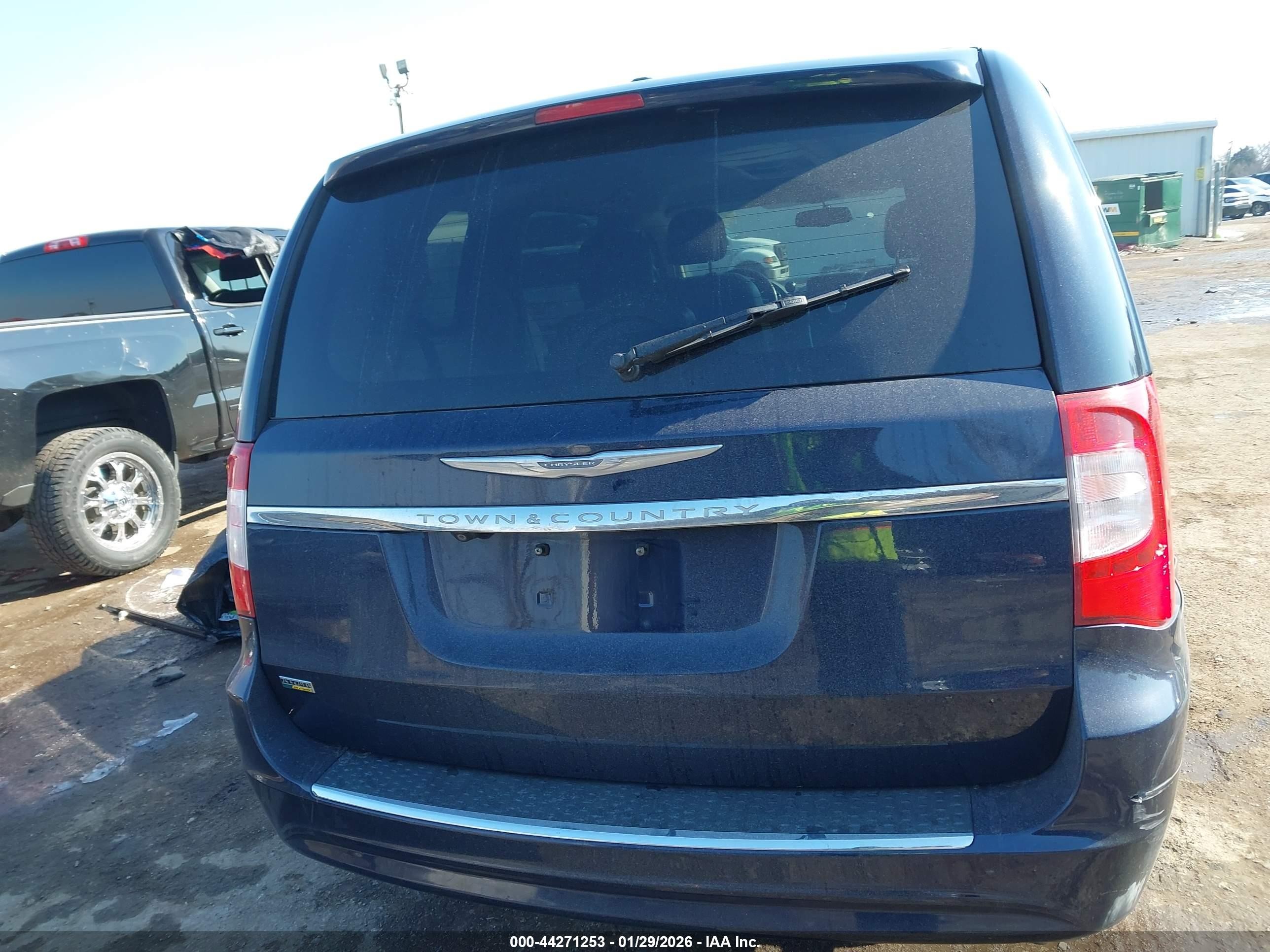 2015 Chrysler Town & Country Touring Dark Blue vin: 2C4RC1BGXFR696525