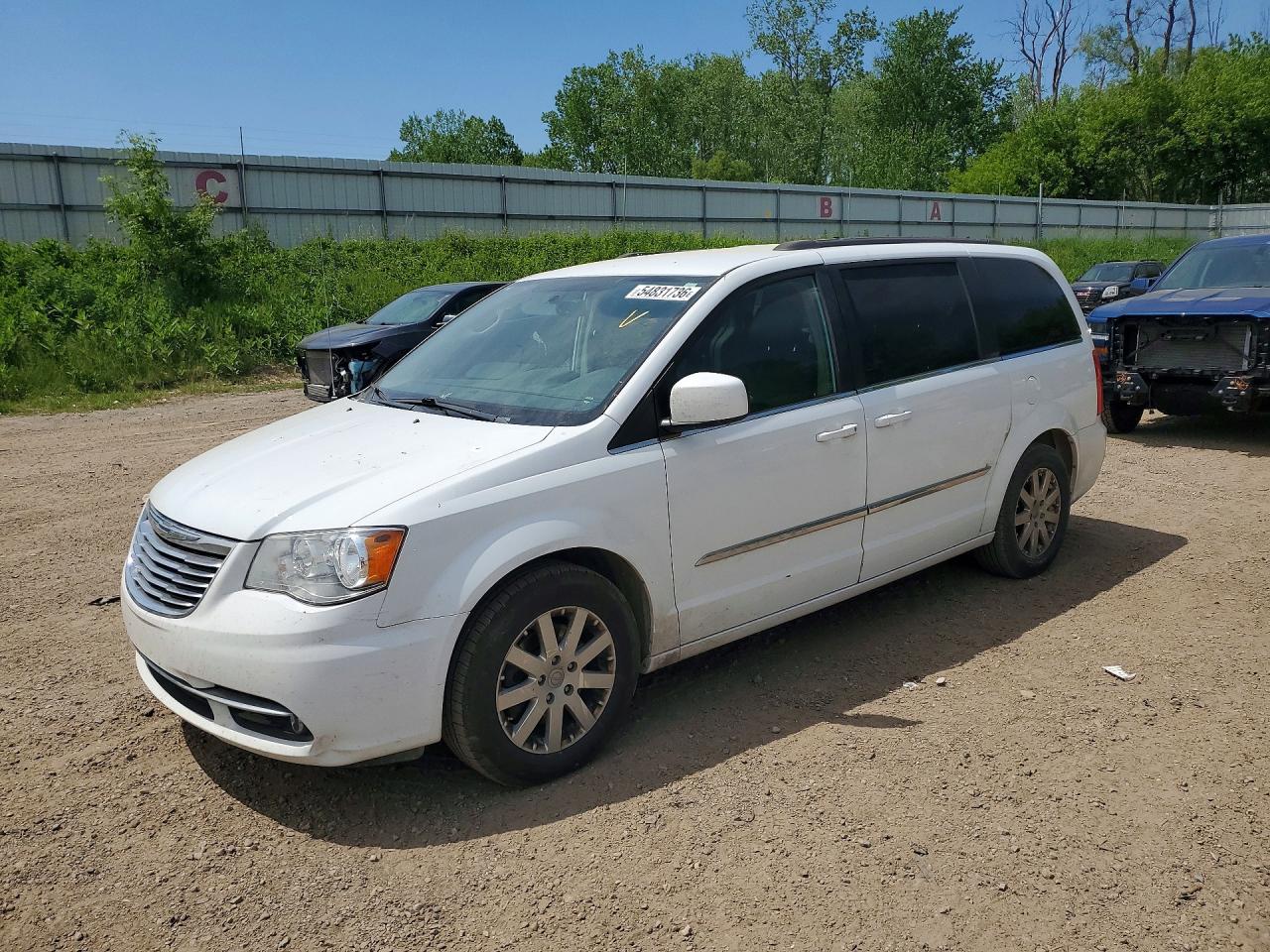 2015 Chrysler Town & Country Touring Silver vin: 2C4RC1BGXFR741530