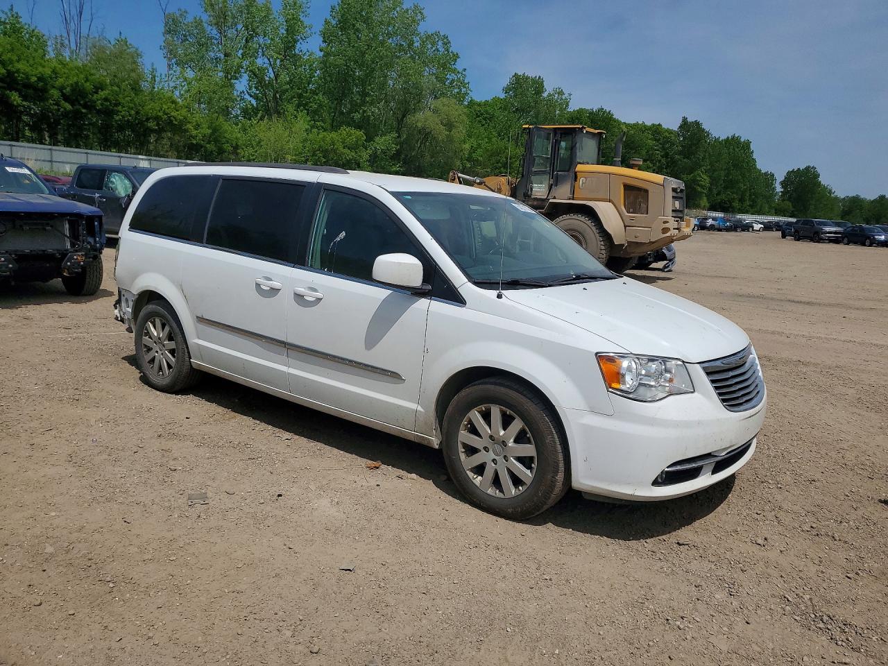 2015 Chrysler Town & Country Touring Silver vin: 2C4RC1BGXFR741530