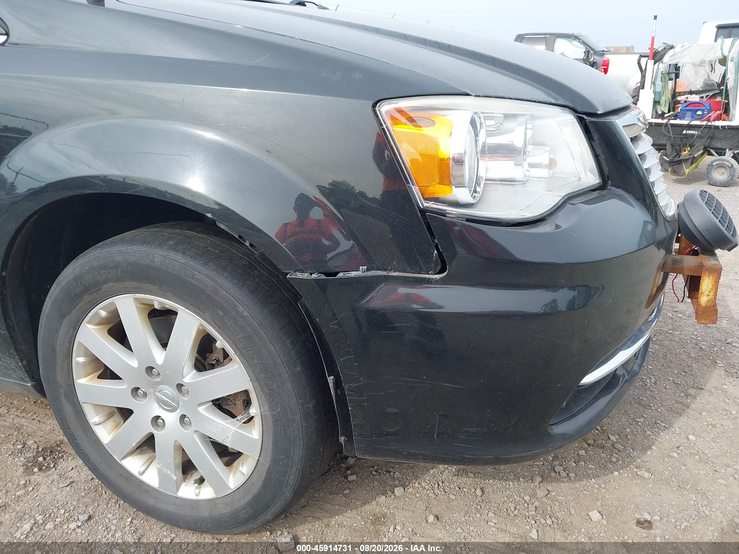 2015 Chrysler Town & Country Touring Black vin: 2C4RC1BGXFR751362