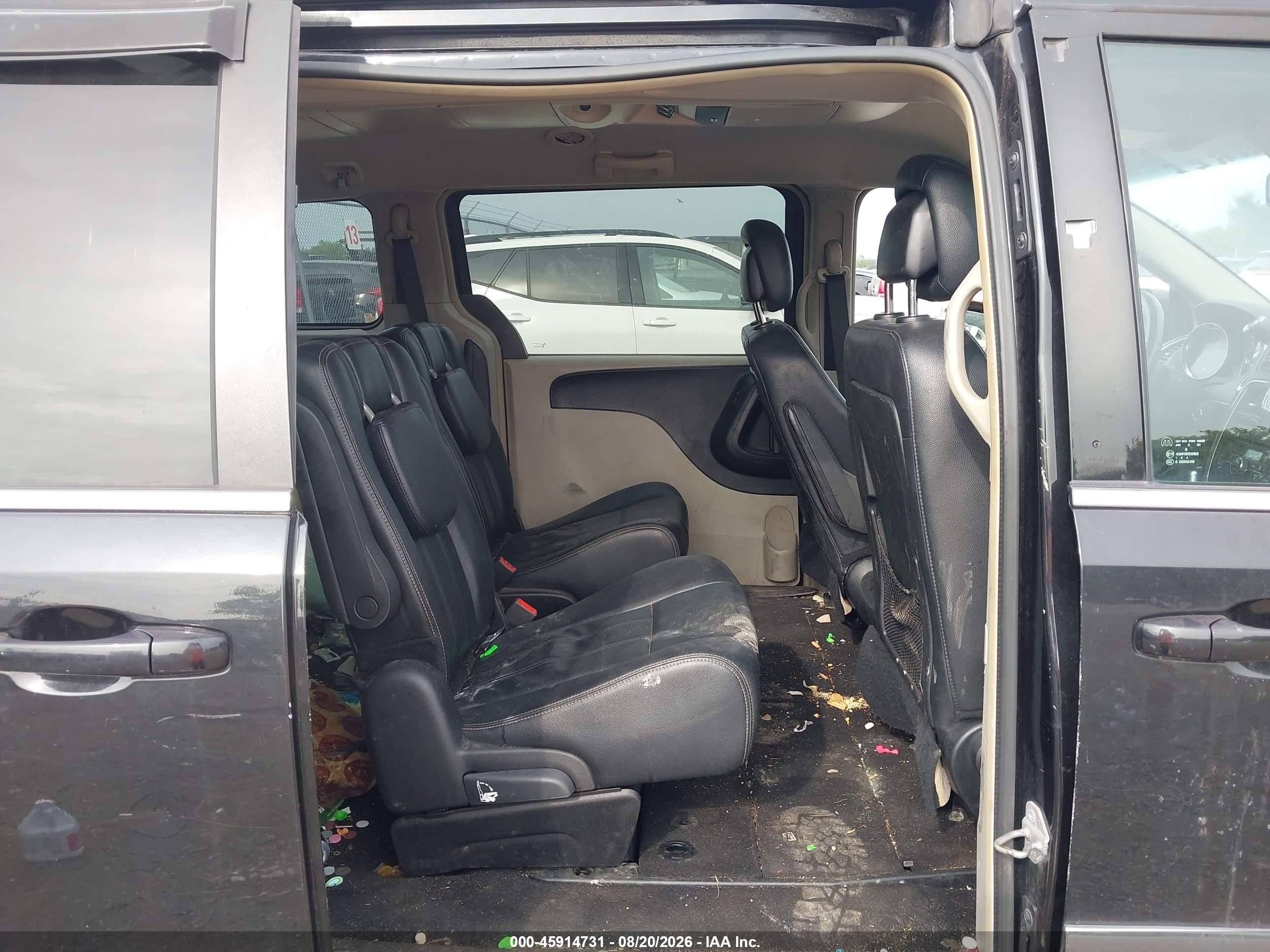 2015 Chrysler Town & Country Touring Black vin: 2C4RC1BGXFR751362