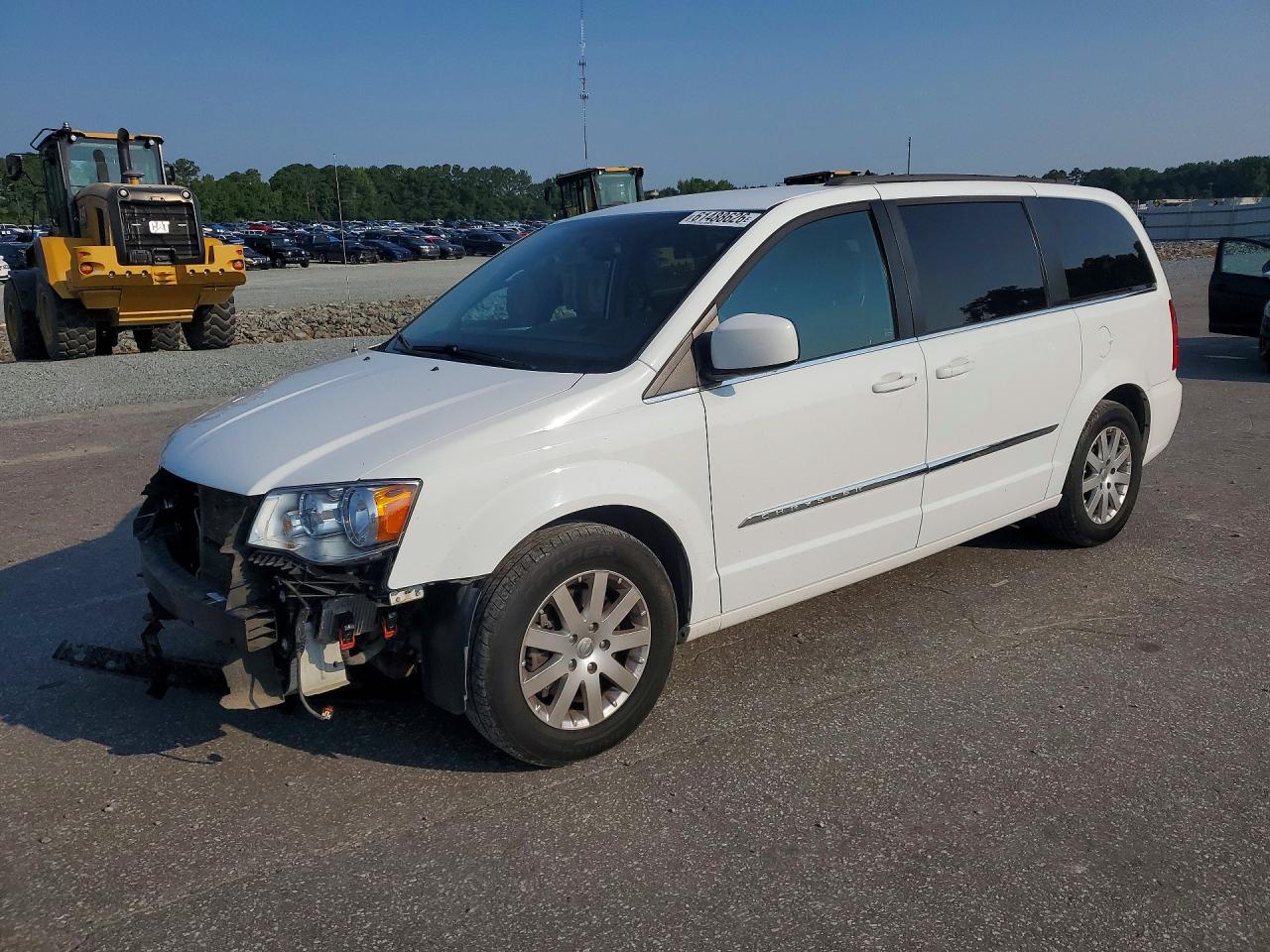2016 Chrysler Town & Country Touring White vin: 2C4RC1BGXGR238680