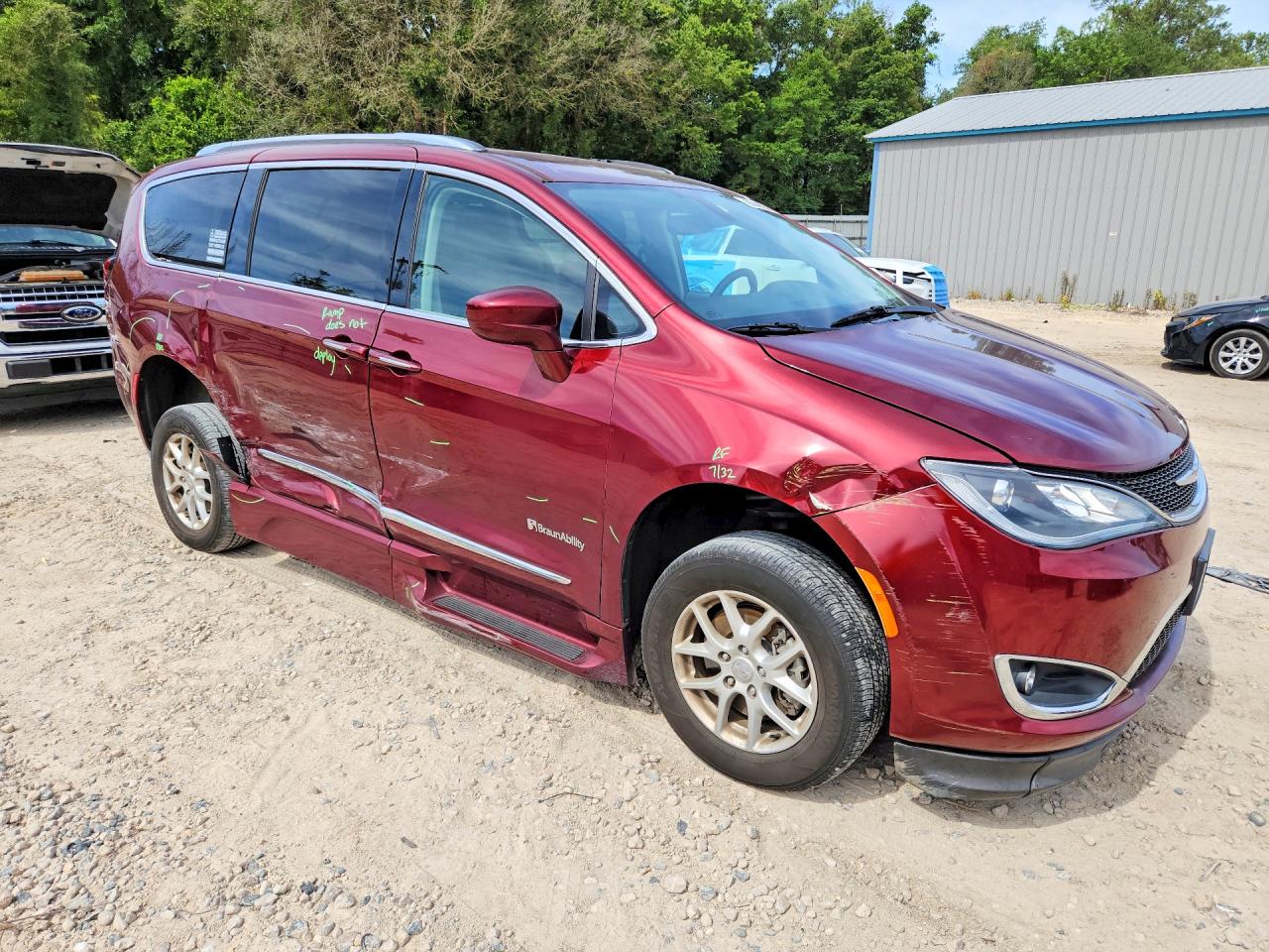 2020 Chrysler Pacifica Touring L Burgundy vin: 2C4RC1BGXLR182881