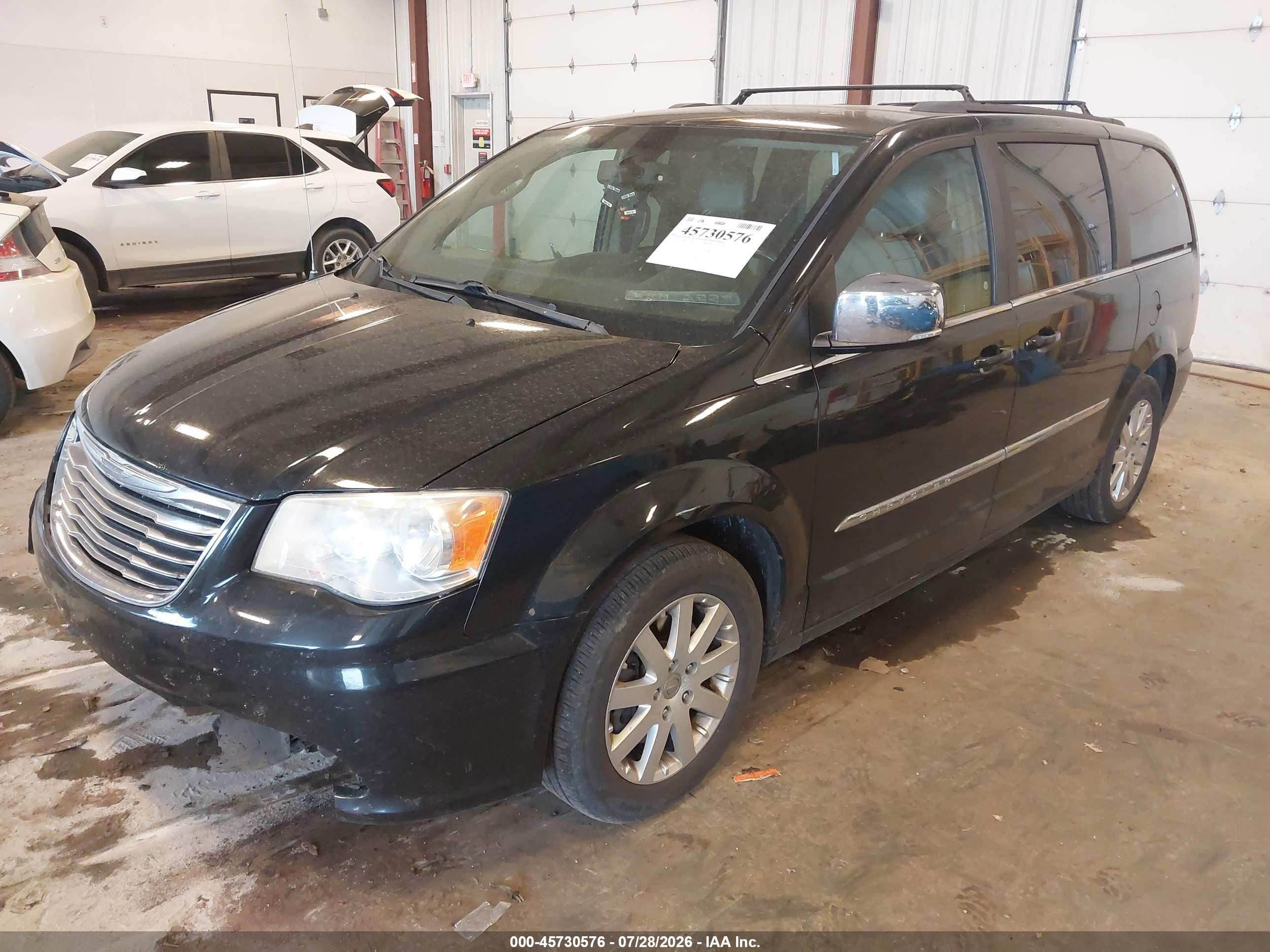 2013 Chrysler Town & Country Touring-l Черный vin: 2C4RC1CG0DR559511