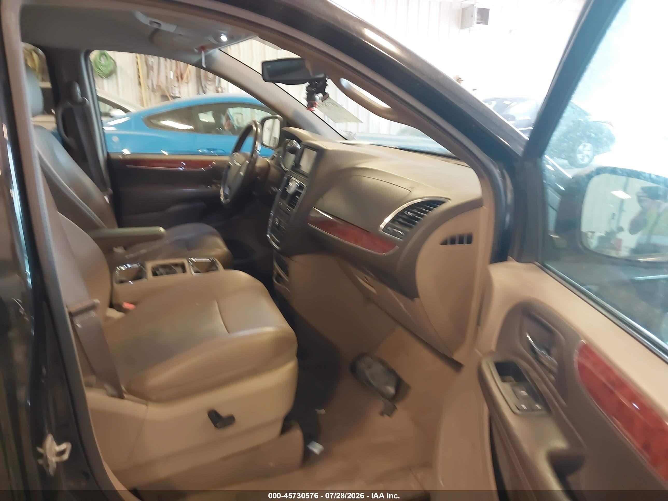 2013 Chrysler Town & Country Touring-l Черный vin: 2C4RC1CG0DR559511