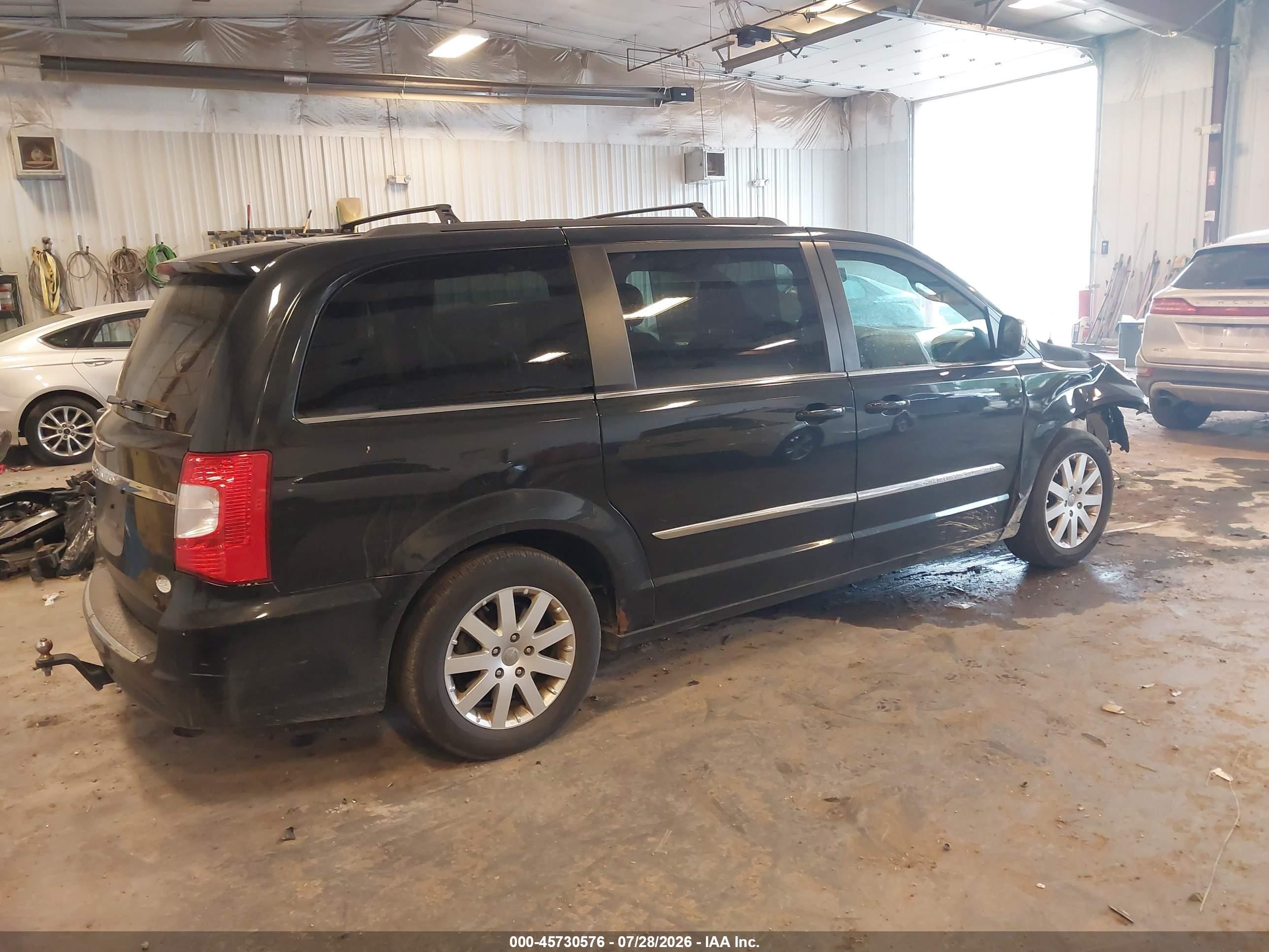 2013 Chrysler Town & Country Touring-l Черный vin: 2C4RC1CG0DR559511