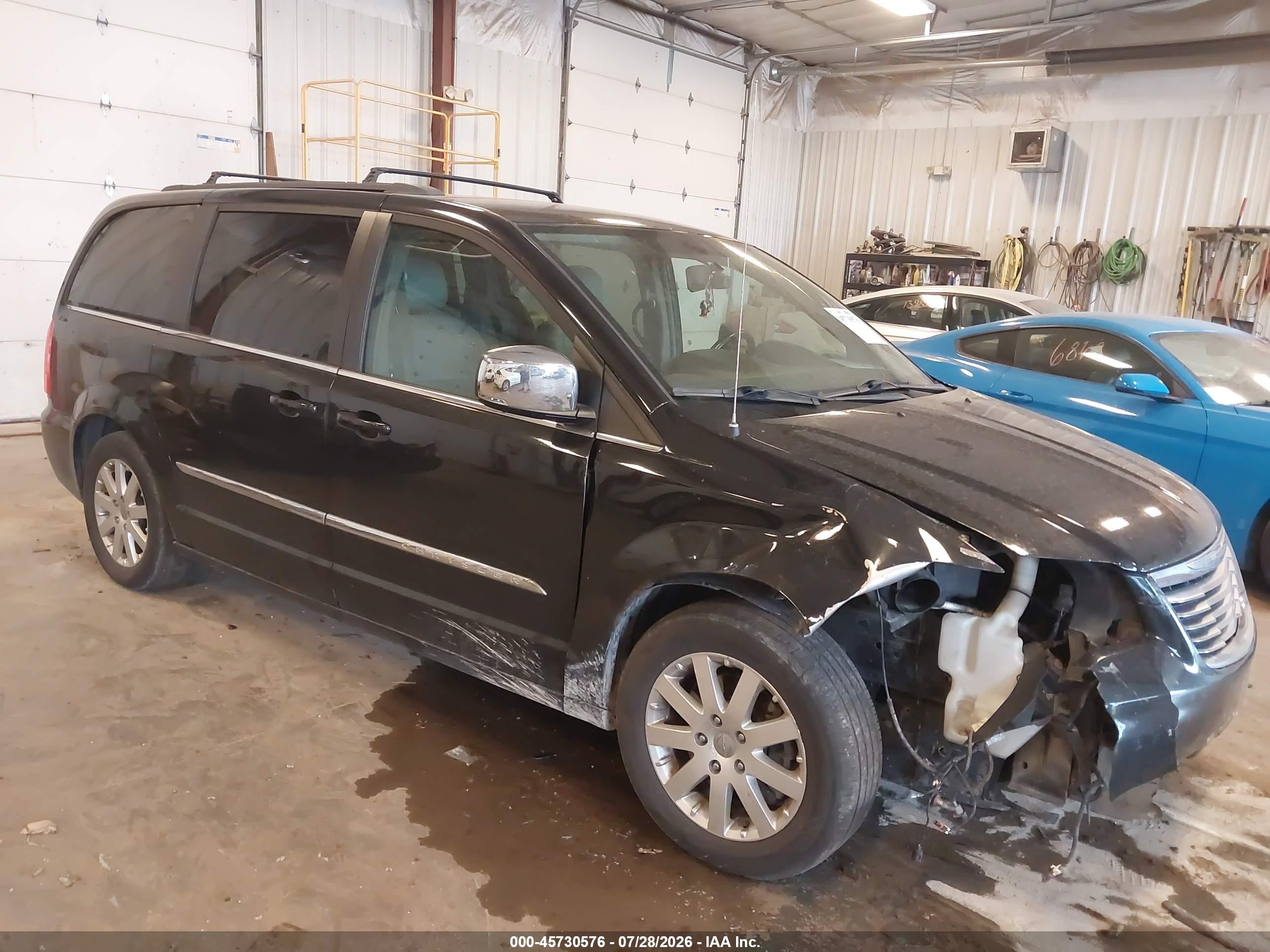 2013 Chrysler Town & Country Touring-l Черный vin: 2C4RC1CG0DR559511