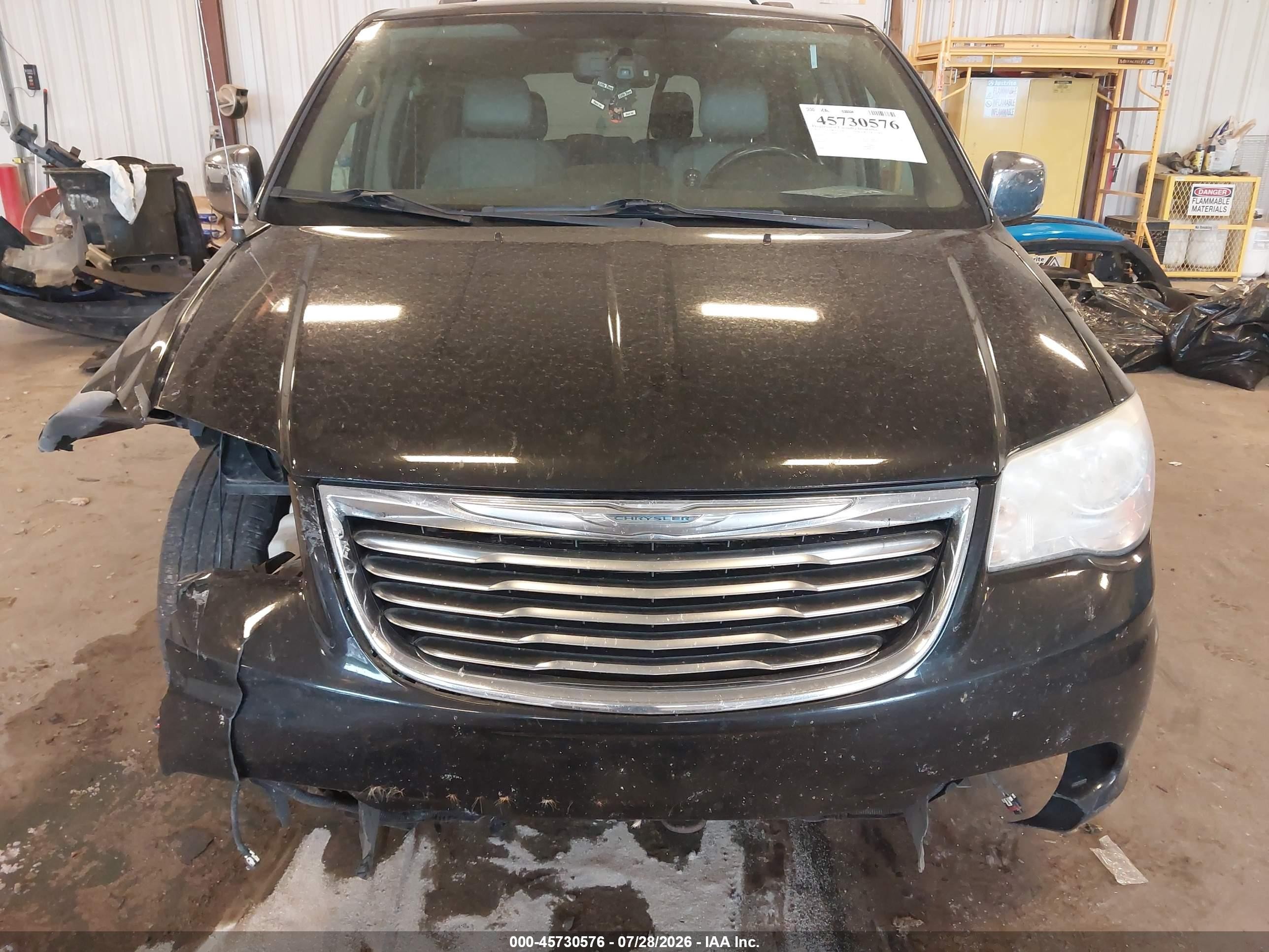 2013 Chrysler Town & Country Touring-l Черный vin: 2C4RC1CG0DR559511