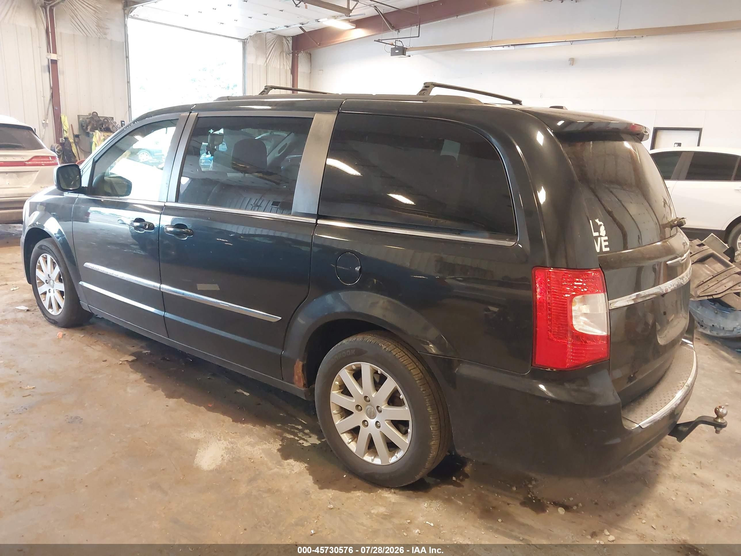 2013 Chrysler Town & Country Touring-l Черный vin: 2C4RC1CG0DR559511