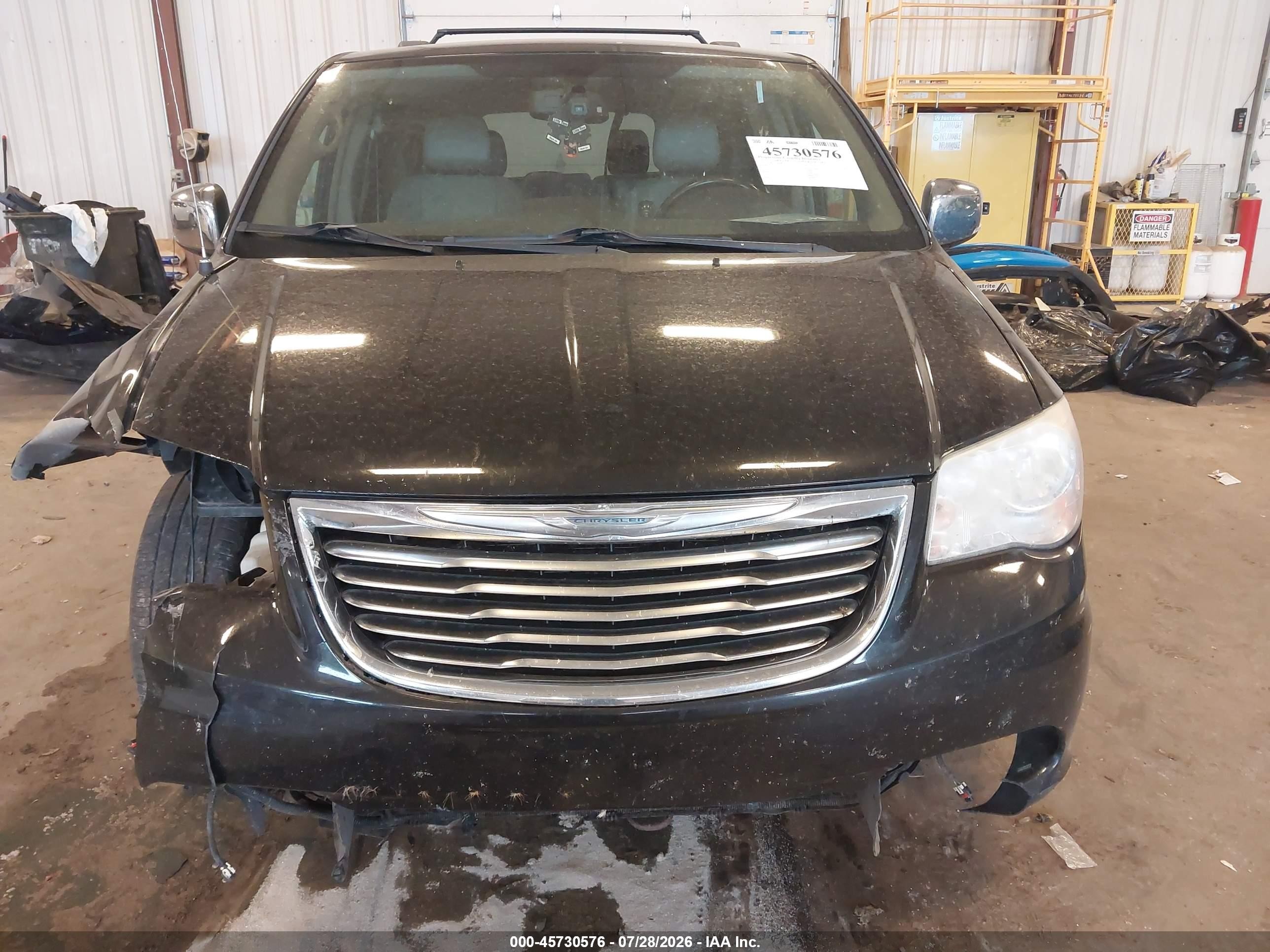2013 Chrysler Town & Country Touring-l Черный vin: 2C4RC1CG0DR559511