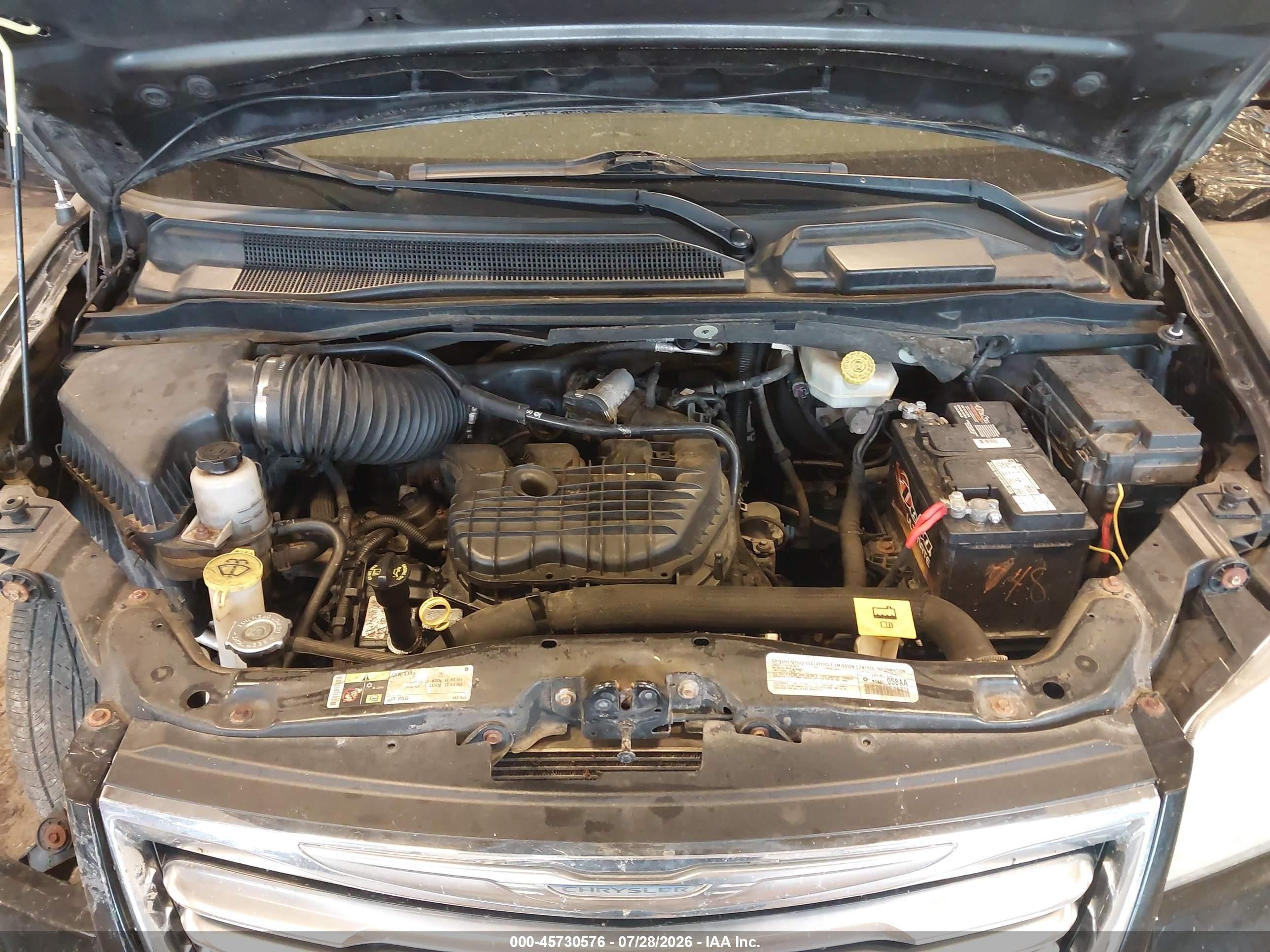 2013 Chrysler Town & Country Touring-l Черный vin: 2C4RC1CG0DR559511