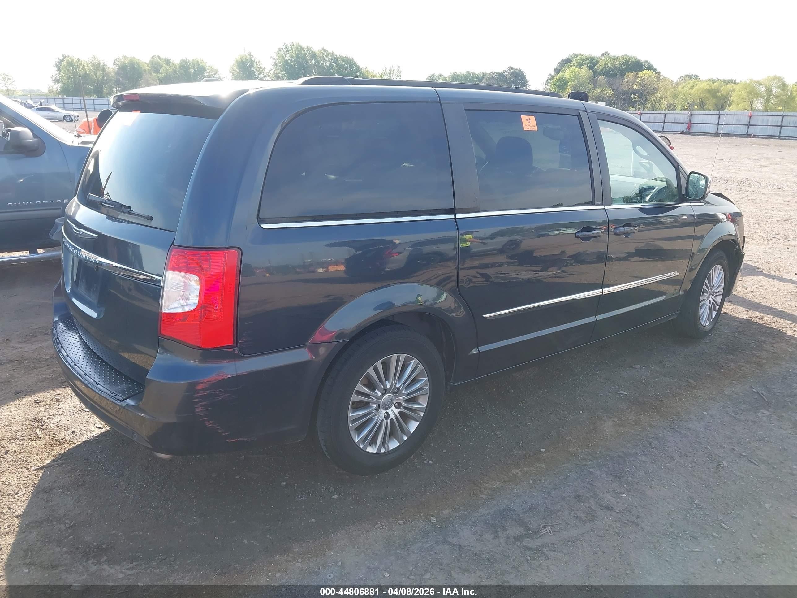 2013 Chrysler Town & Country Touring-l Серый vin: 2C4RC1CG0DR607234