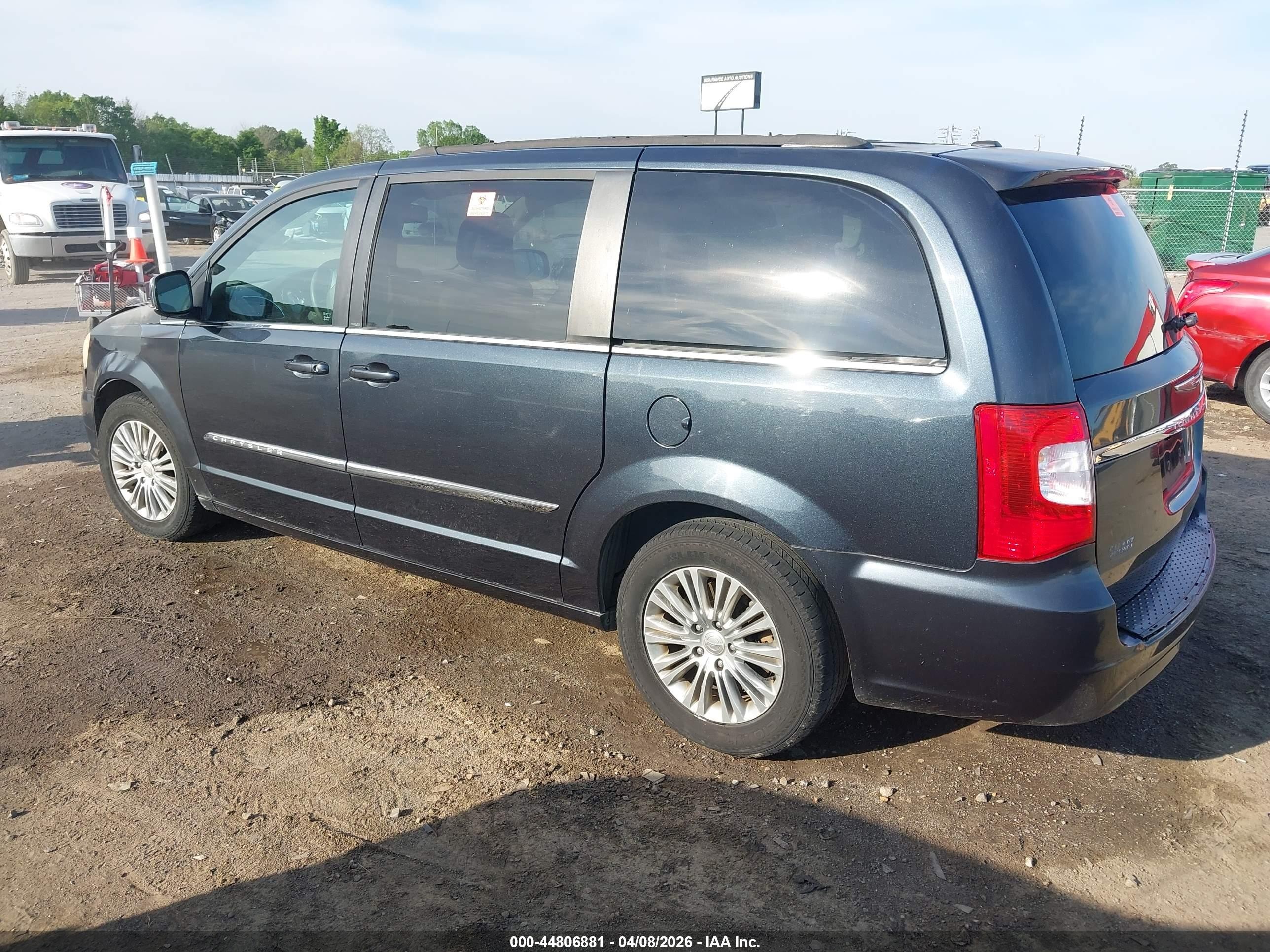 2013 Chrysler Town & Country Touring-l Серый vin: 2C4RC1CG0DR607234