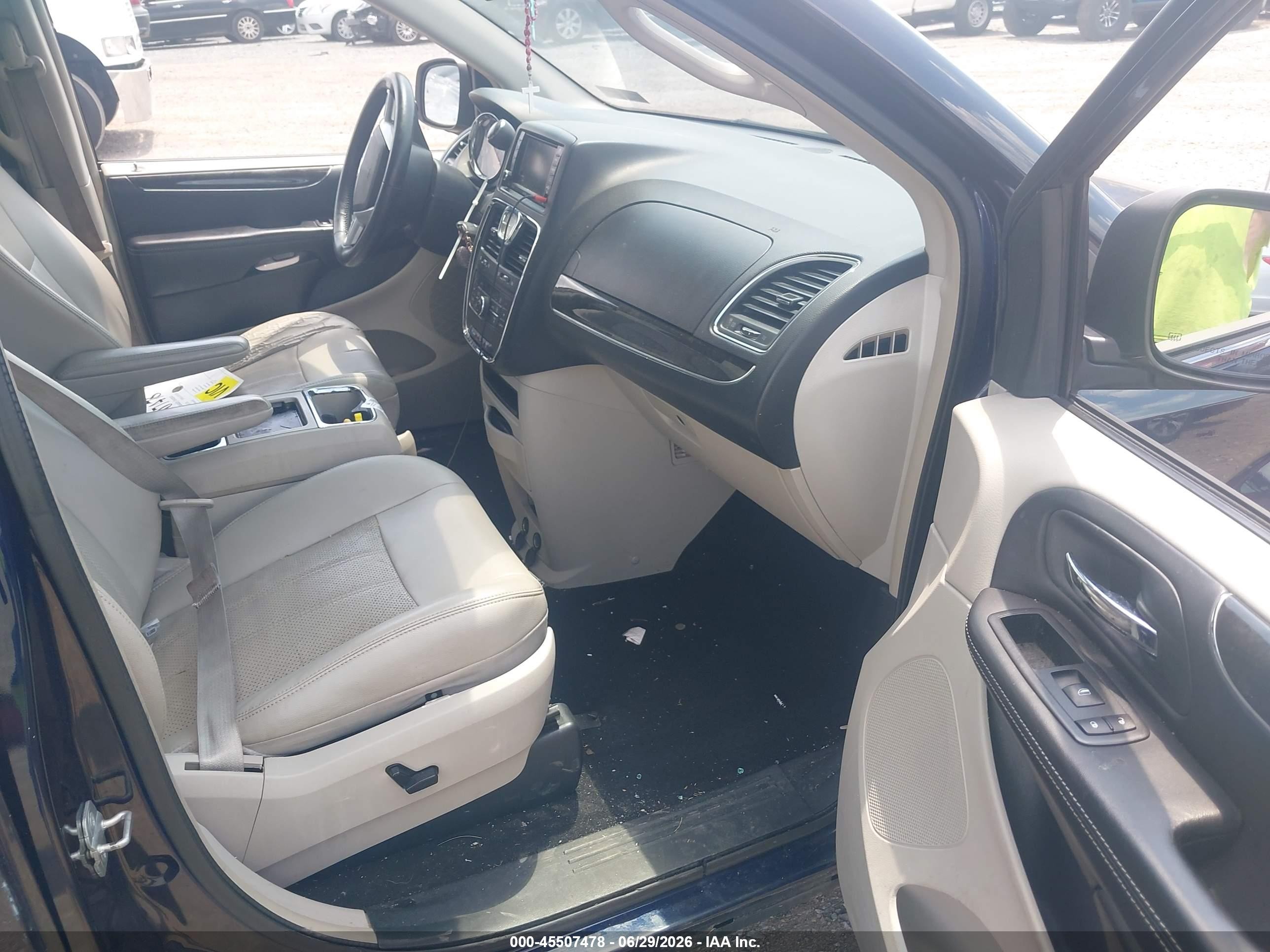 2013 Chrysler Town & Country Touring-l Blue vin: 2C4RC1CG0DR646373