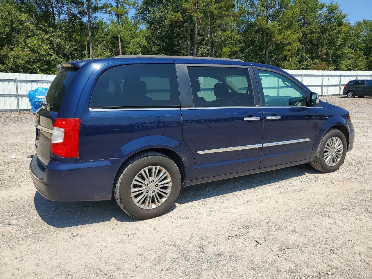 2013 Chrysler Town & Country Touring L Blue vin: 2C4RC1CG0DR780185