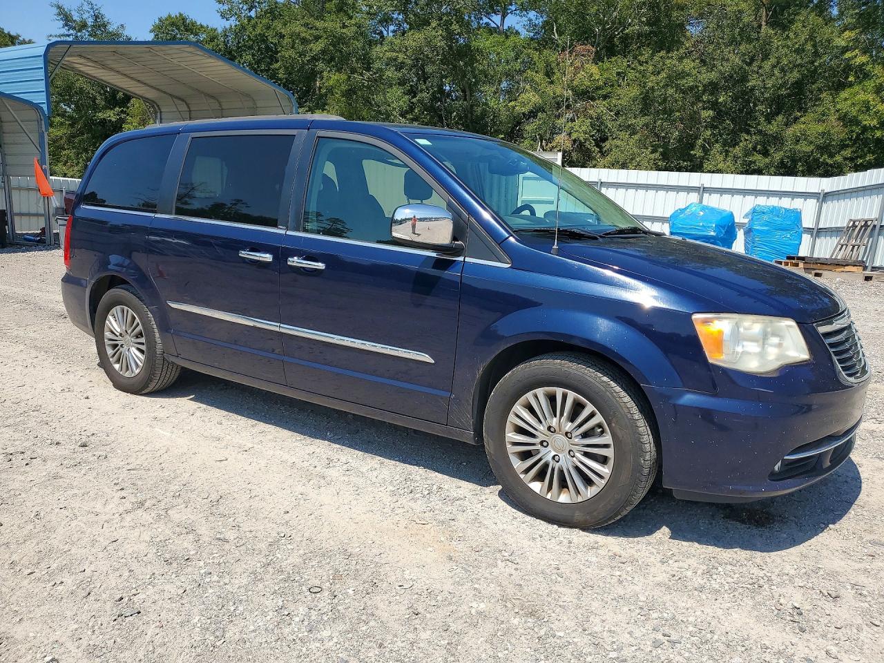 2013 Chrysler Town & Country Touring L Blue vin: 2C4RC1CG0DR780185
