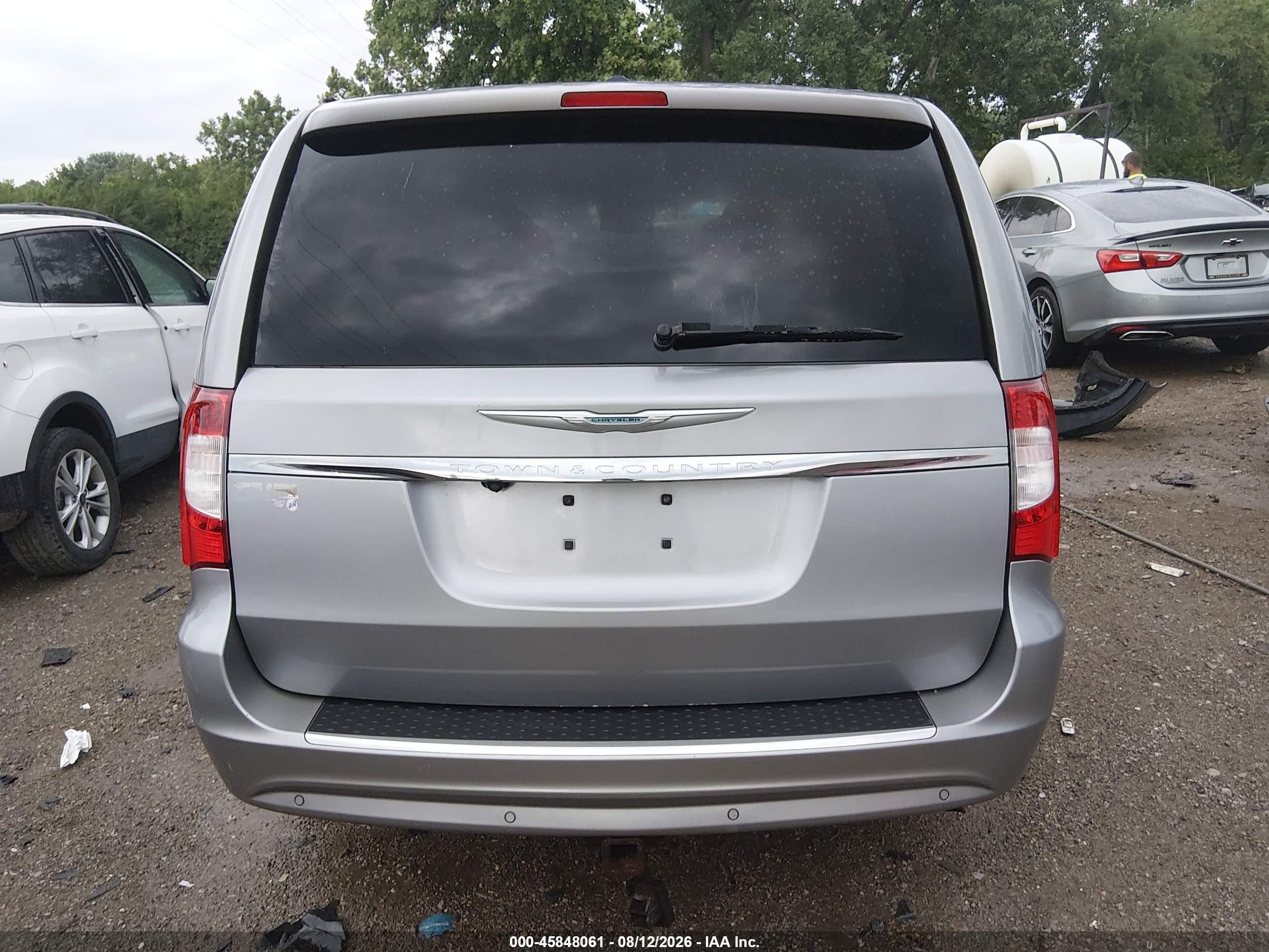 2013 Chrysler Town & Country Touring-l Silver vin: 2C4RC1CG0DR818255