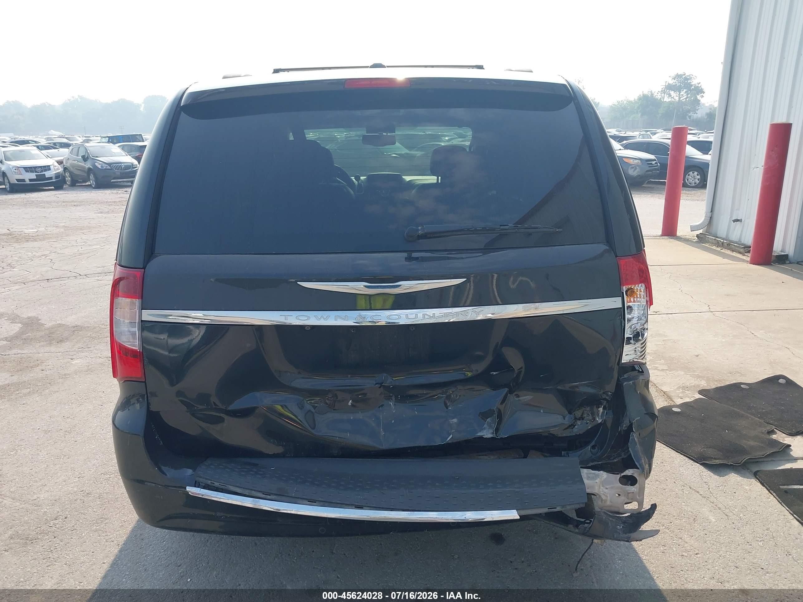 2014 Chrysler Town & Country Touring-l Черный vin: 2C4RC1CG0ER189422