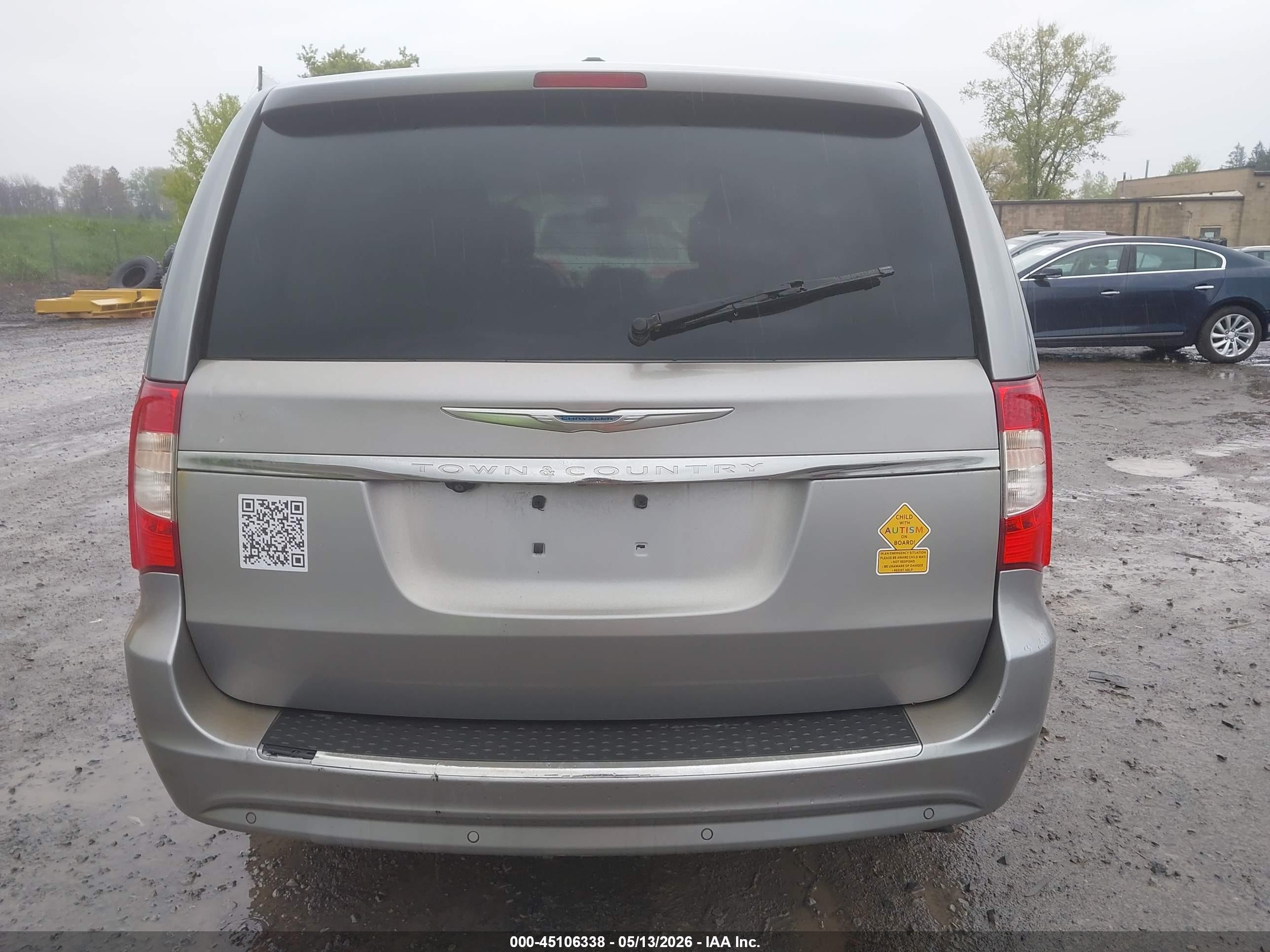 2014 Chrysler Town & Country Touring-l Серебряный vin: 2C4RC1CG0ER257265
