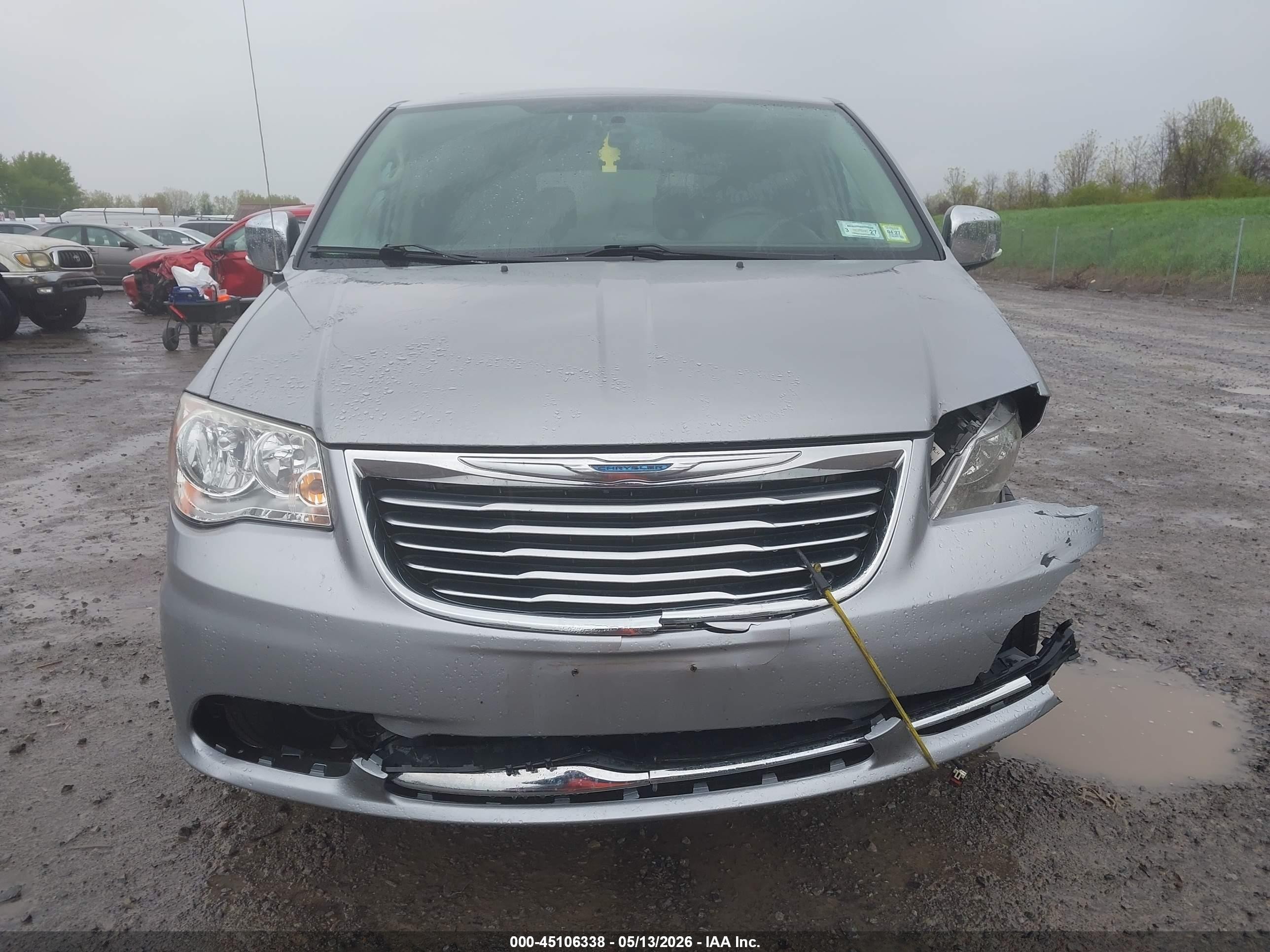 2014 Chrysler Town & Country Touring-l Серебряный vin: 2C4RC1CG0ER257265