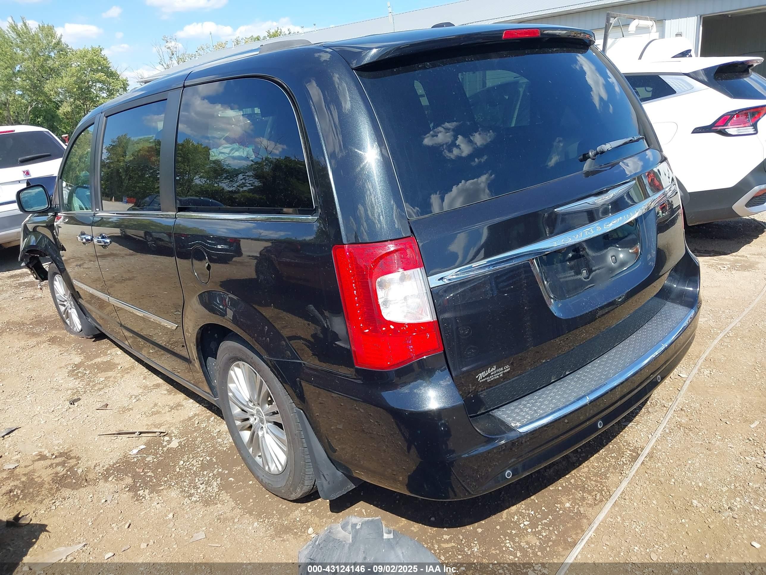 2014 Chrysler Town & Country Touring-l 30th Anniversary Black vin: 2C4RC1CG0ER274728
