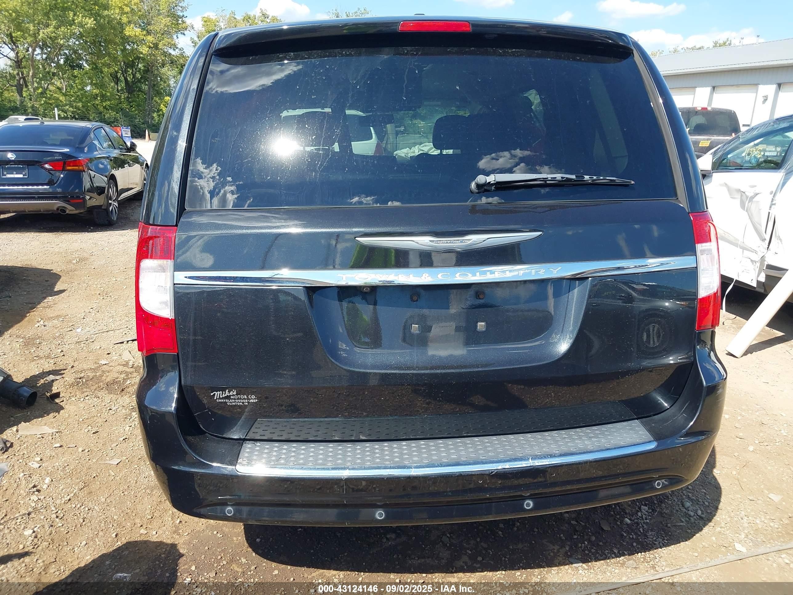 2014 Chrysler Town & Country Touring-l 30th Anniversary Black vin: 2C4RC1CG0ER274728