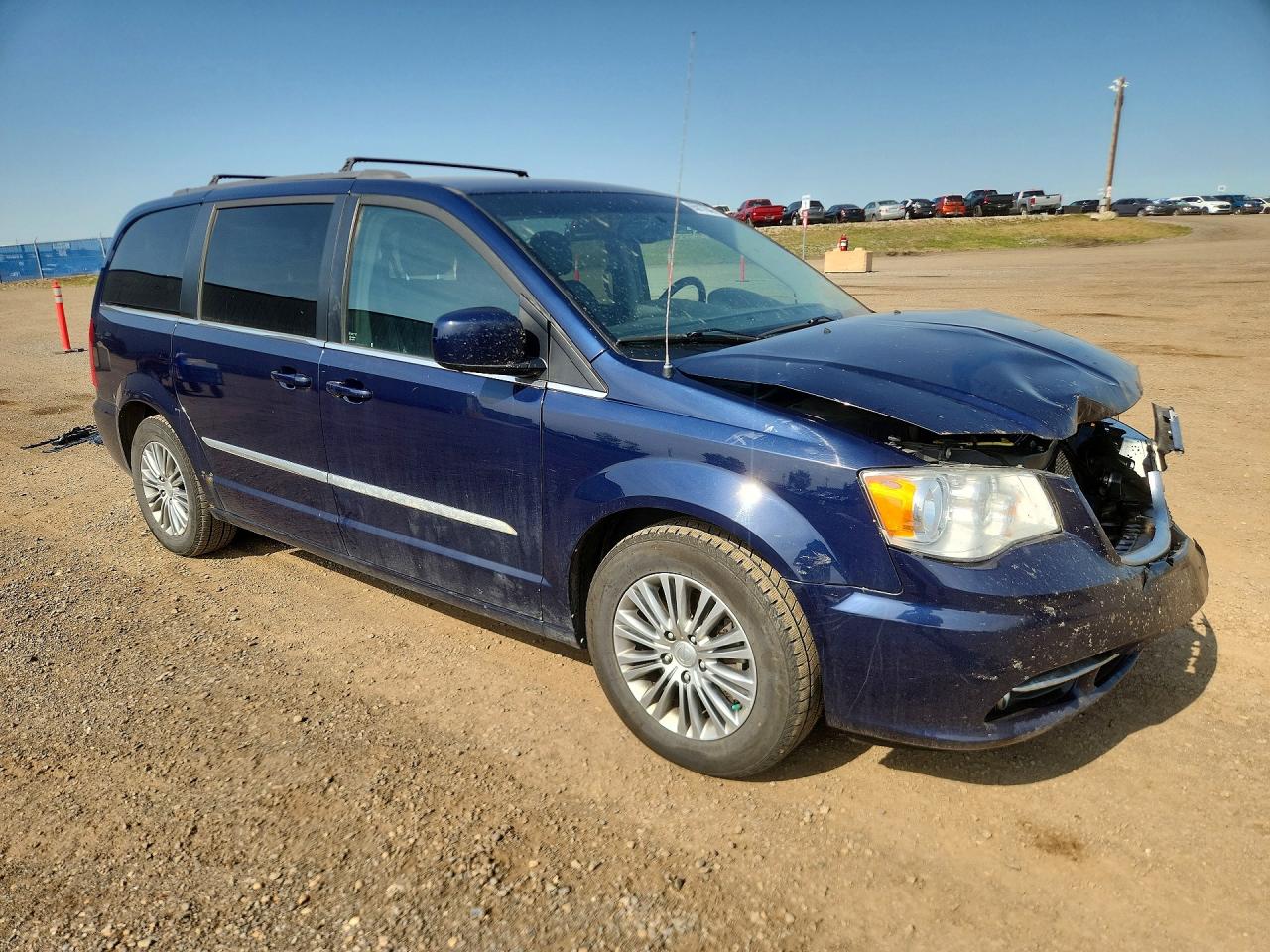 2014 Chrysler Town & Country Touring L Синий vin: 2C4RC1CG0ER351906