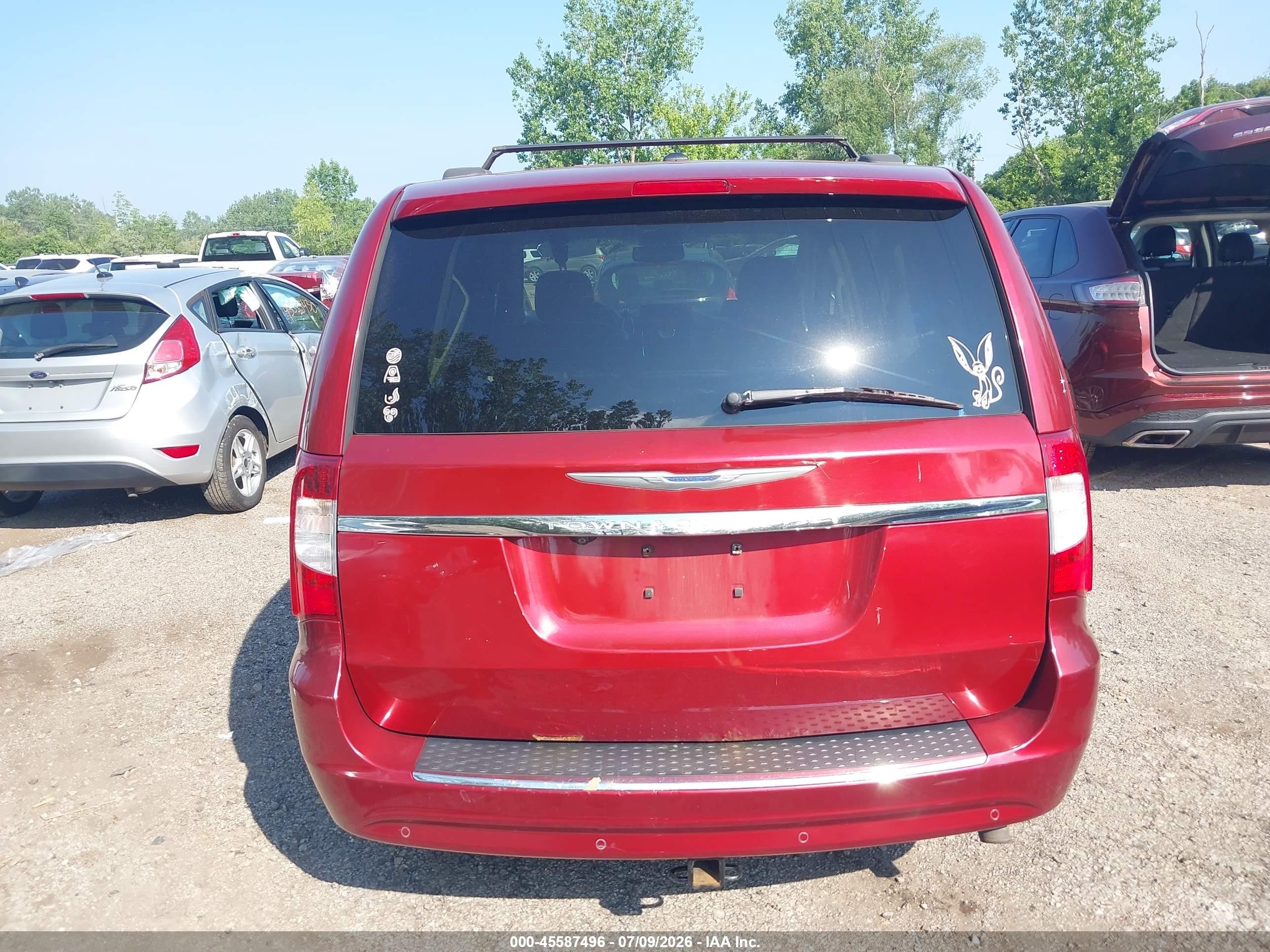 2014 Chrysler Town & Country Touring-l 30th Anniversary Burgundy vin: 2C4RC1CG0ER363957