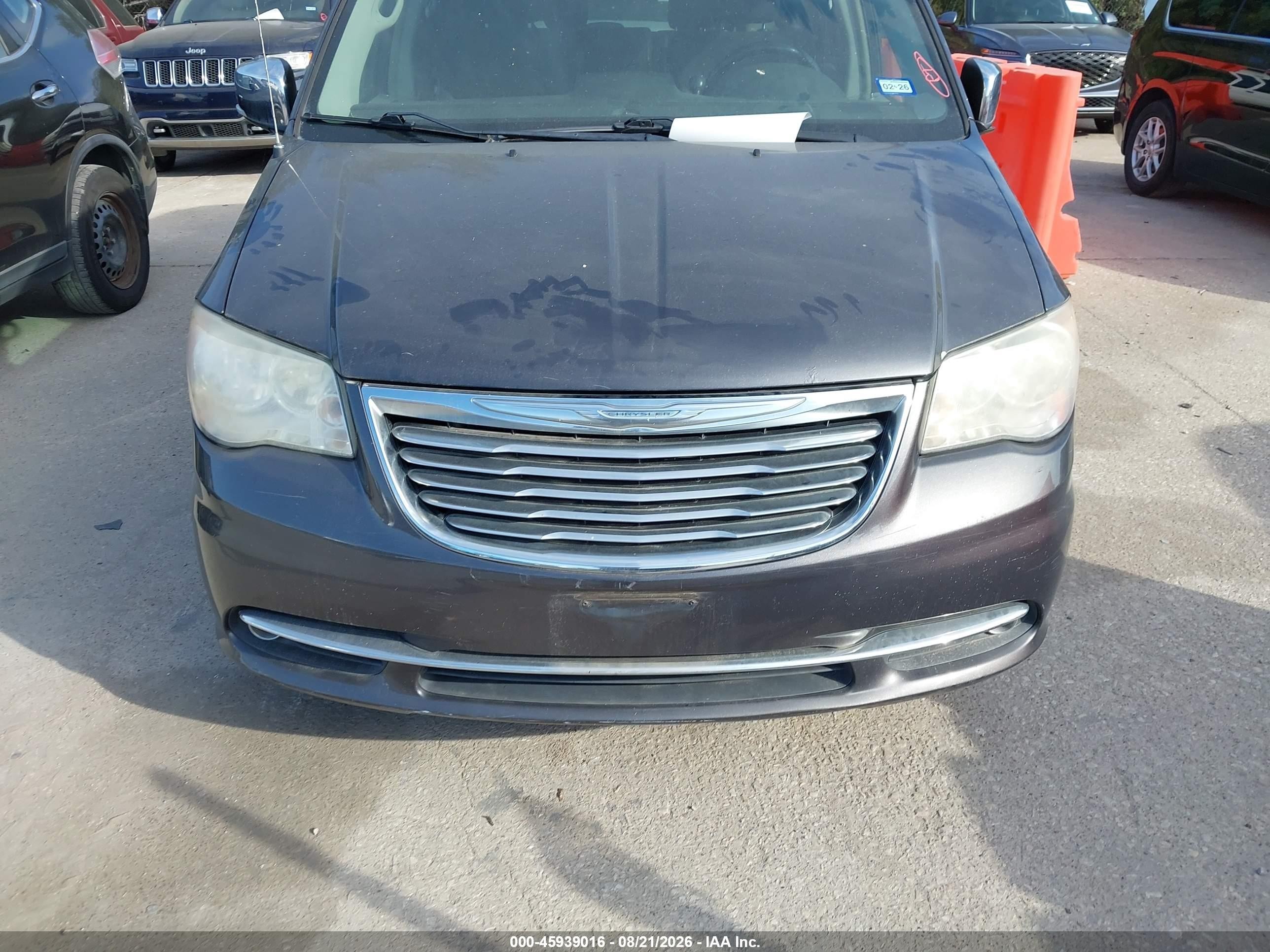 2014 Chrysler Town & Country Touring-l 30th Anniversary Серый vin: 2C4RC1CG0ER454730