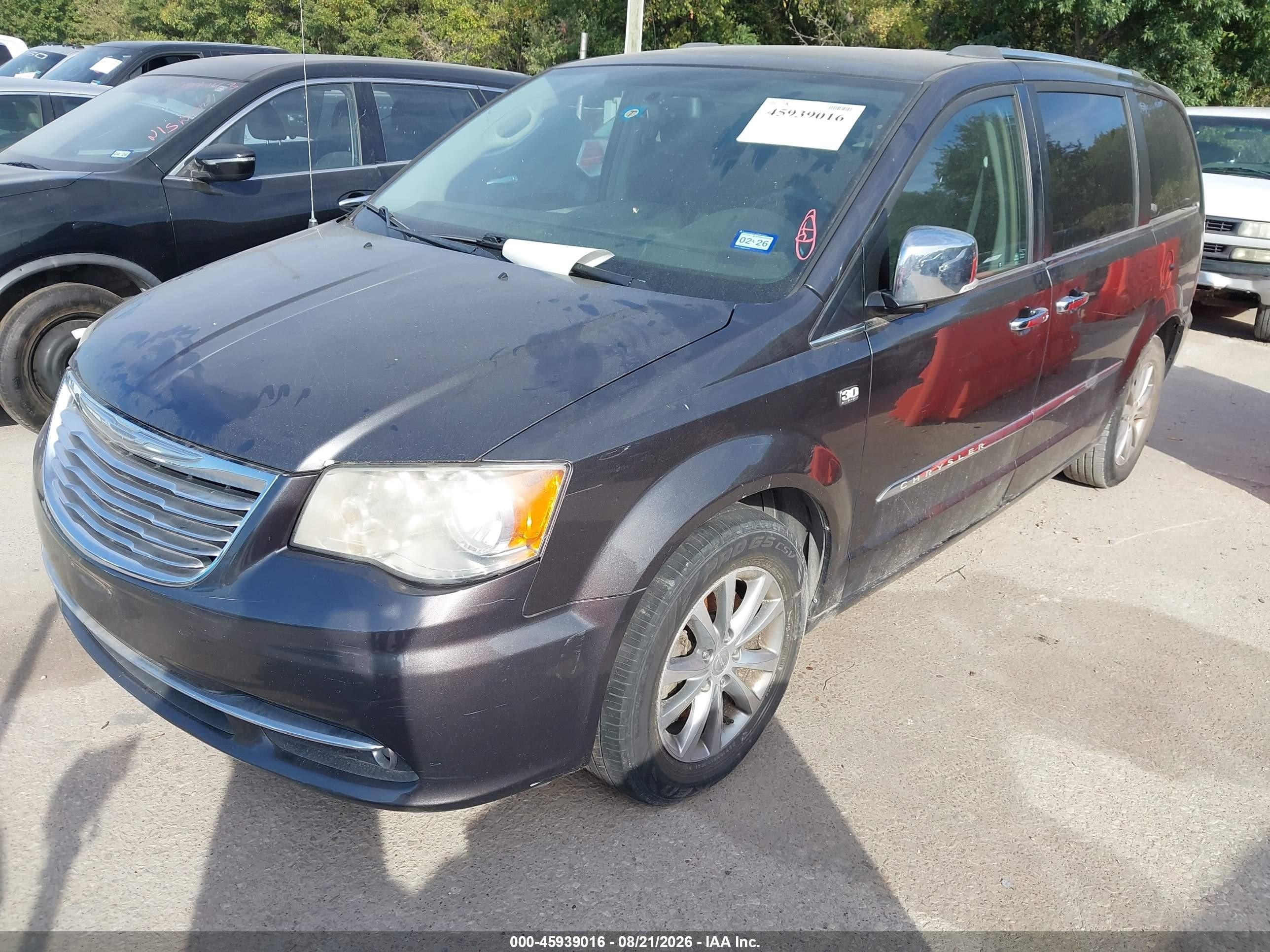 2014 Chrysler Town & Country Touring-l 30th Anniversary Серый vin: 2C4RC1CG0ER454730