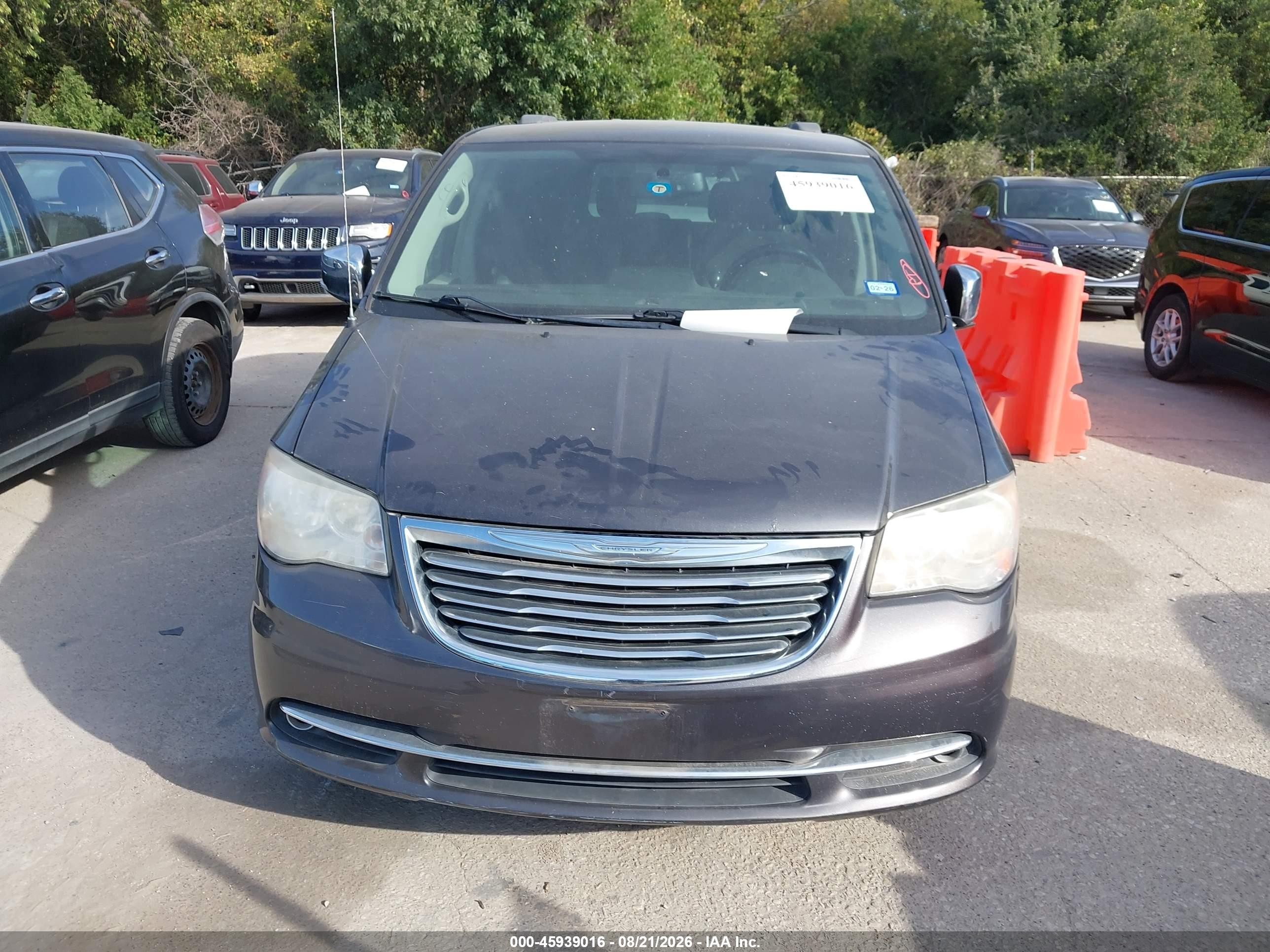 2014 Chrysler Town & Country Touring-l 30th Anniversary Серый vin: 2C4RC1CG0ER454730