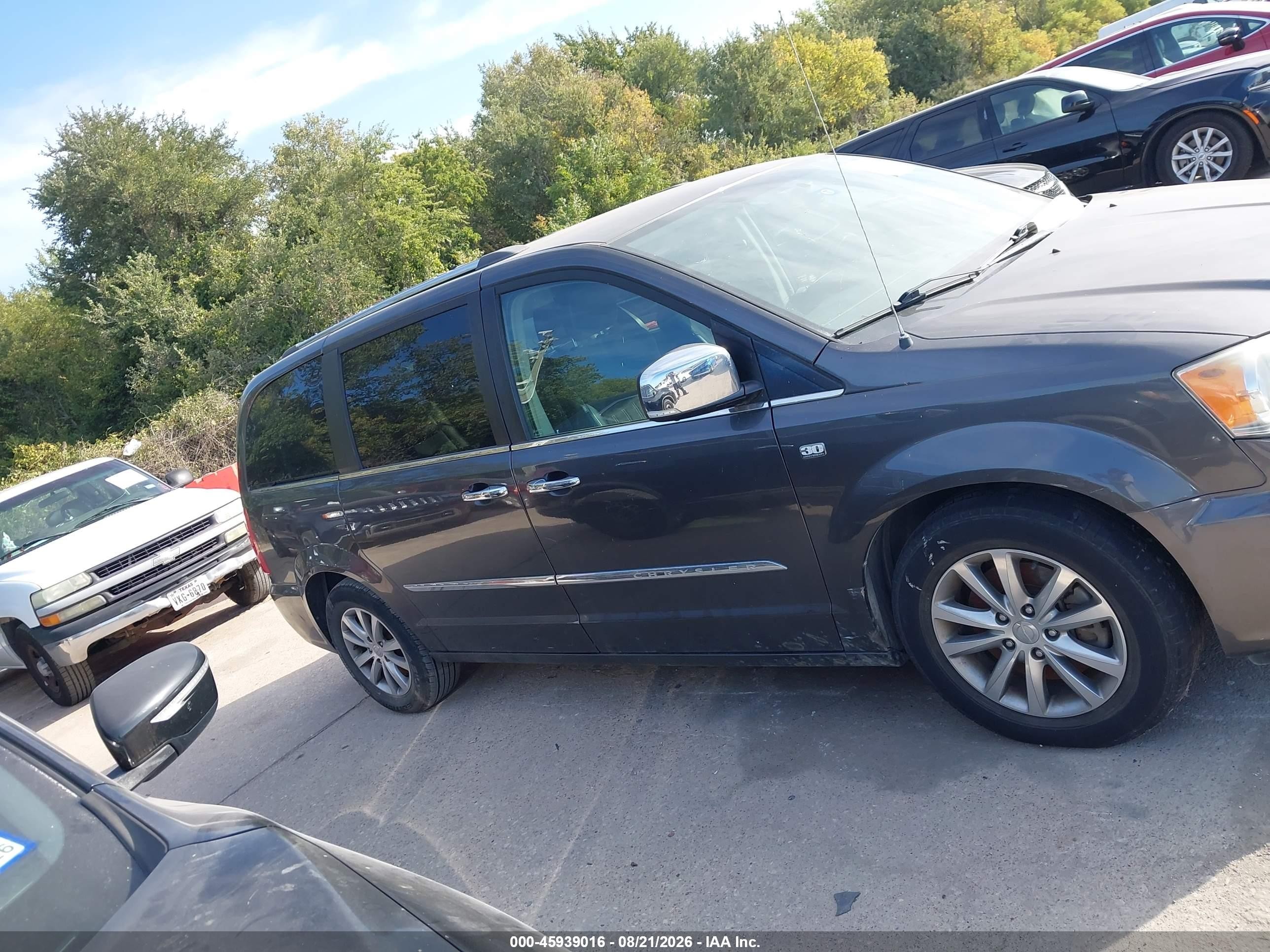 2014 Chrysler Town & Country Touring-l 30th Anniversary Серый vin: 2C4RC1CG0ER454730