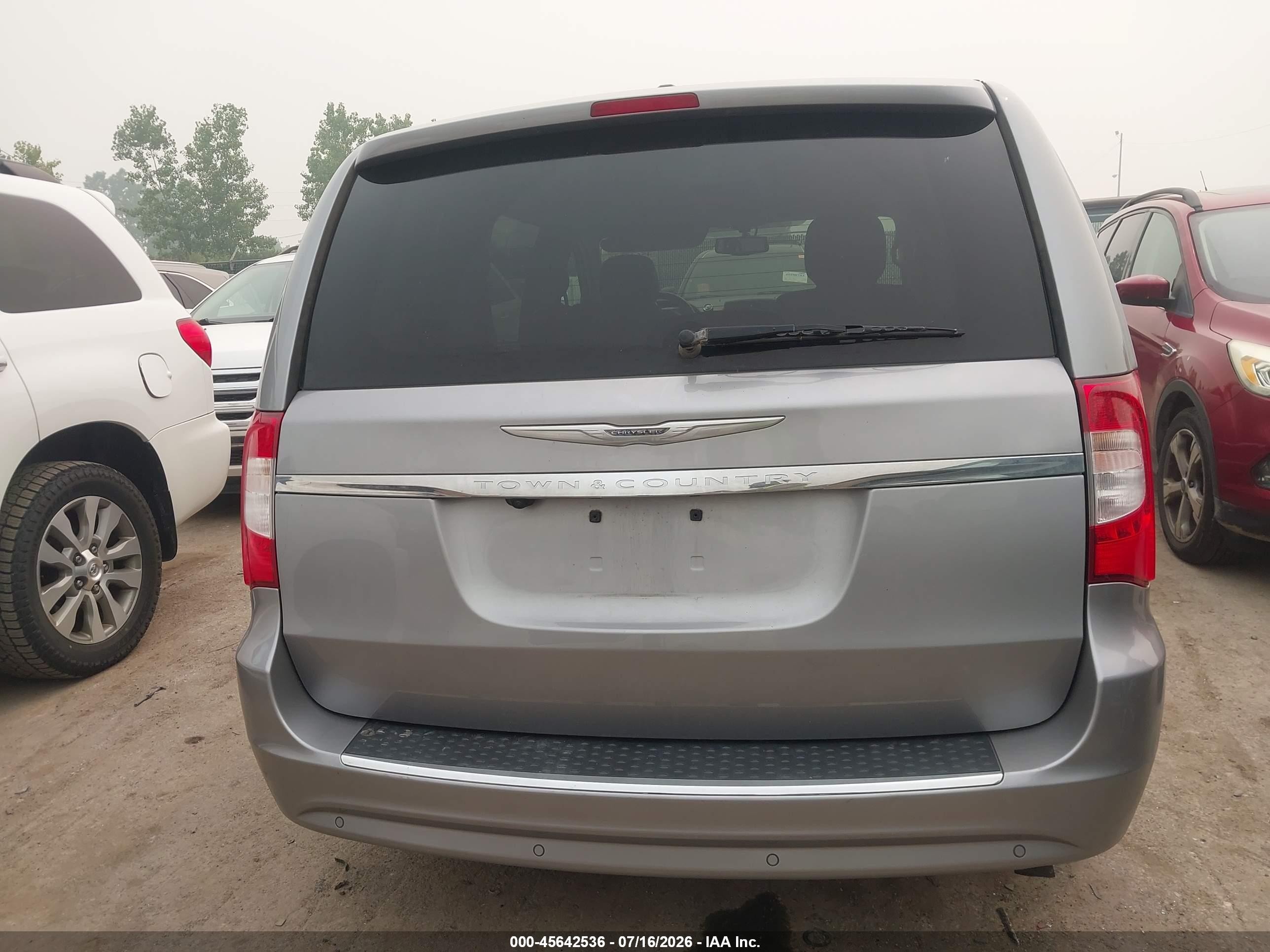 2015 Chrysler Town & Country Touring-l Серый vin: 2C4RC1CG0FR610301