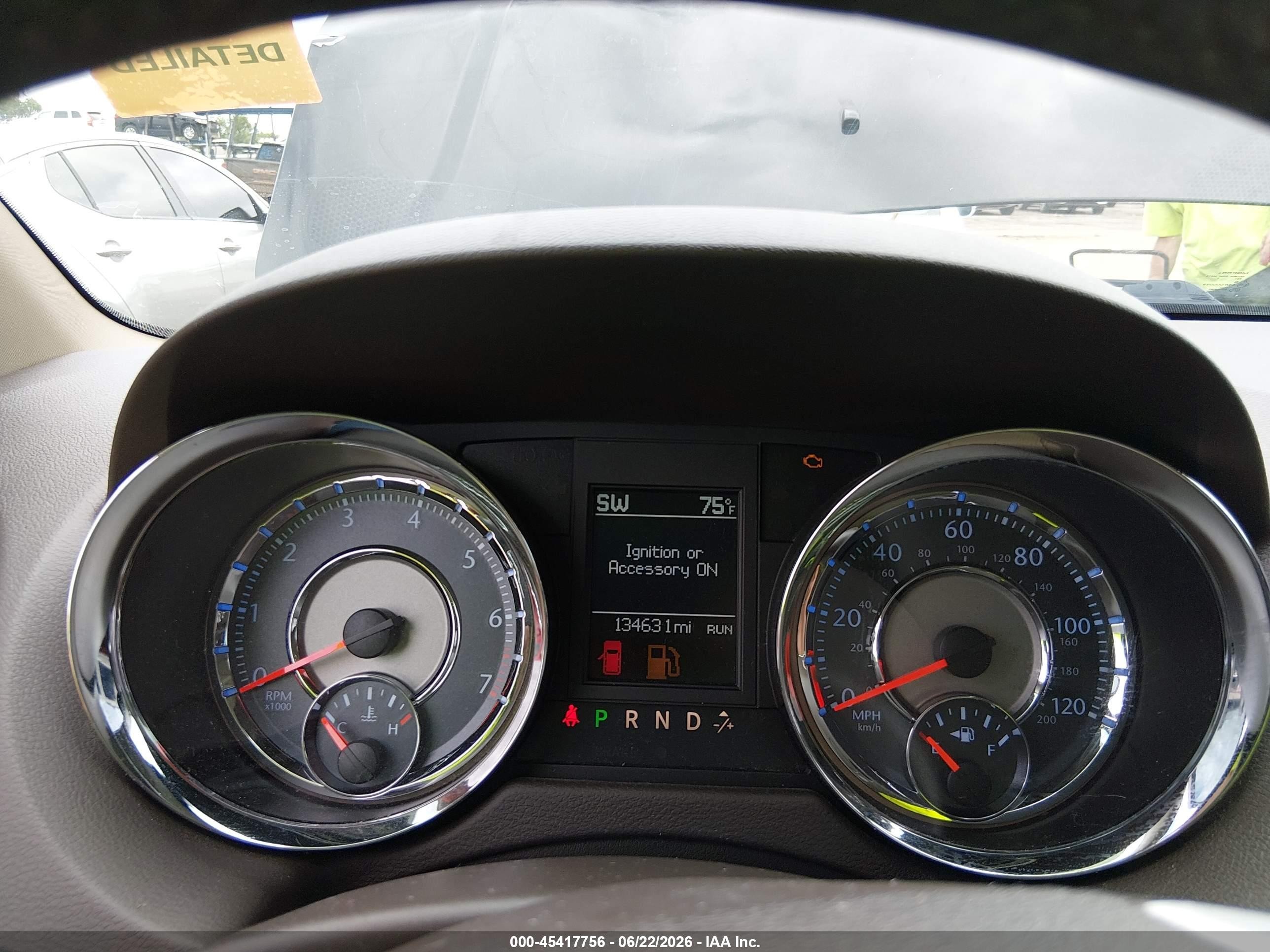 2015 Chrysler Town & Country Touring-l Dark Brown vin: 2C4RC1CG0FR656887
