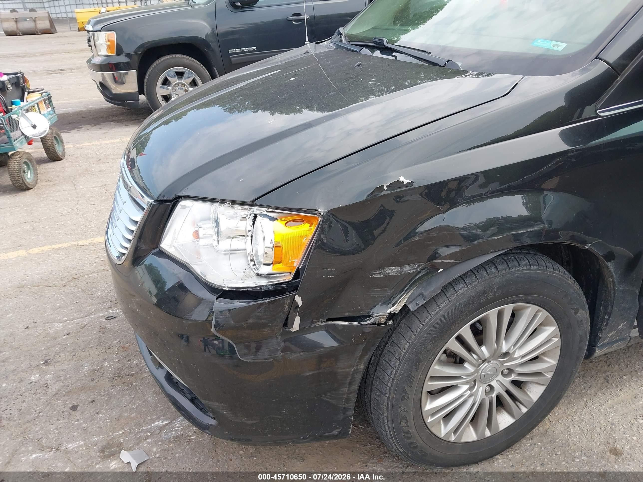 2015 Chrysler Town & Country Touring-l Black vin: 2C4RC1CG0FR697102
