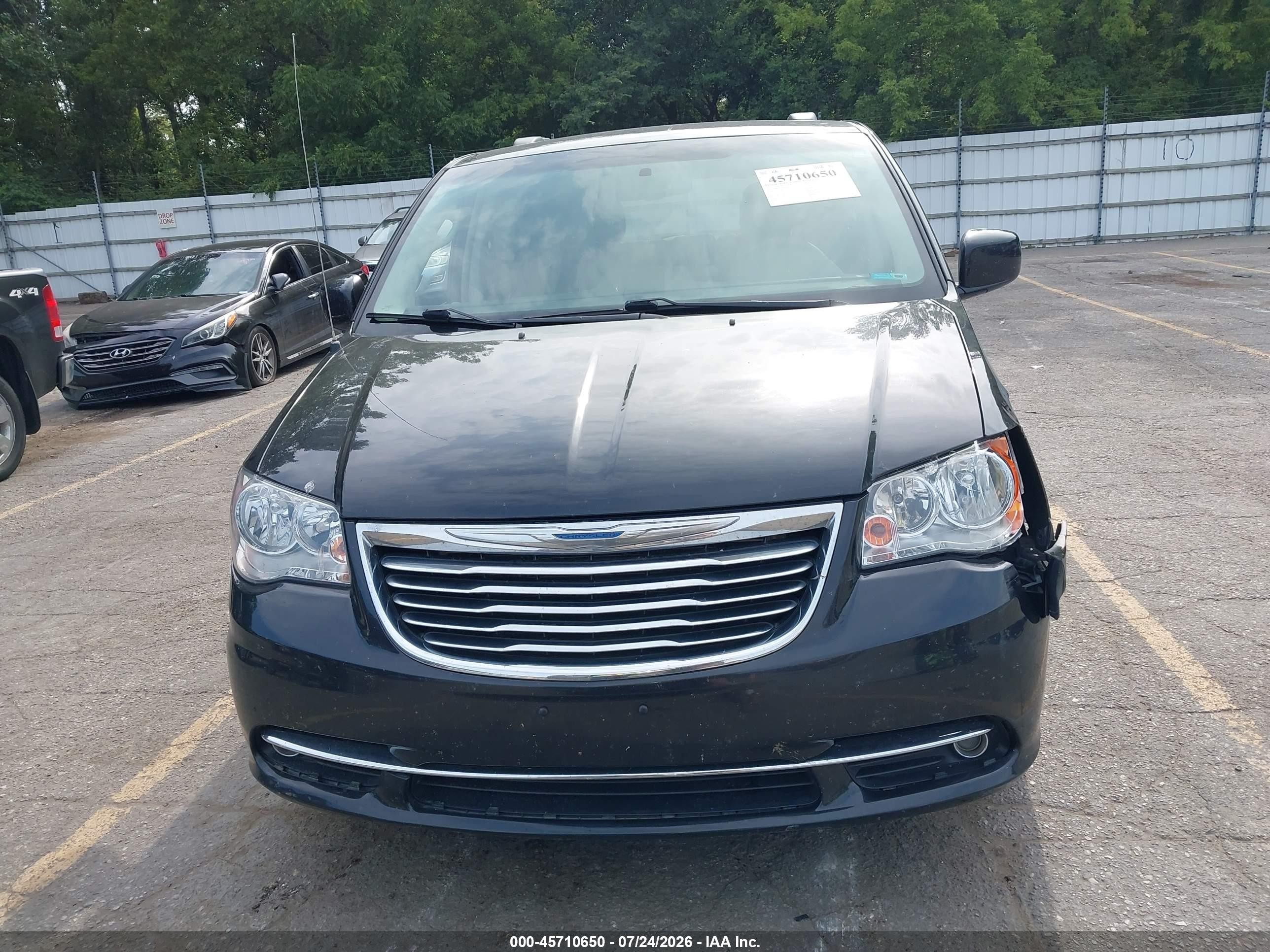 2015 Chrysler Town & Country Touring-l Black vin: 2C4RC1CG0FR697102
