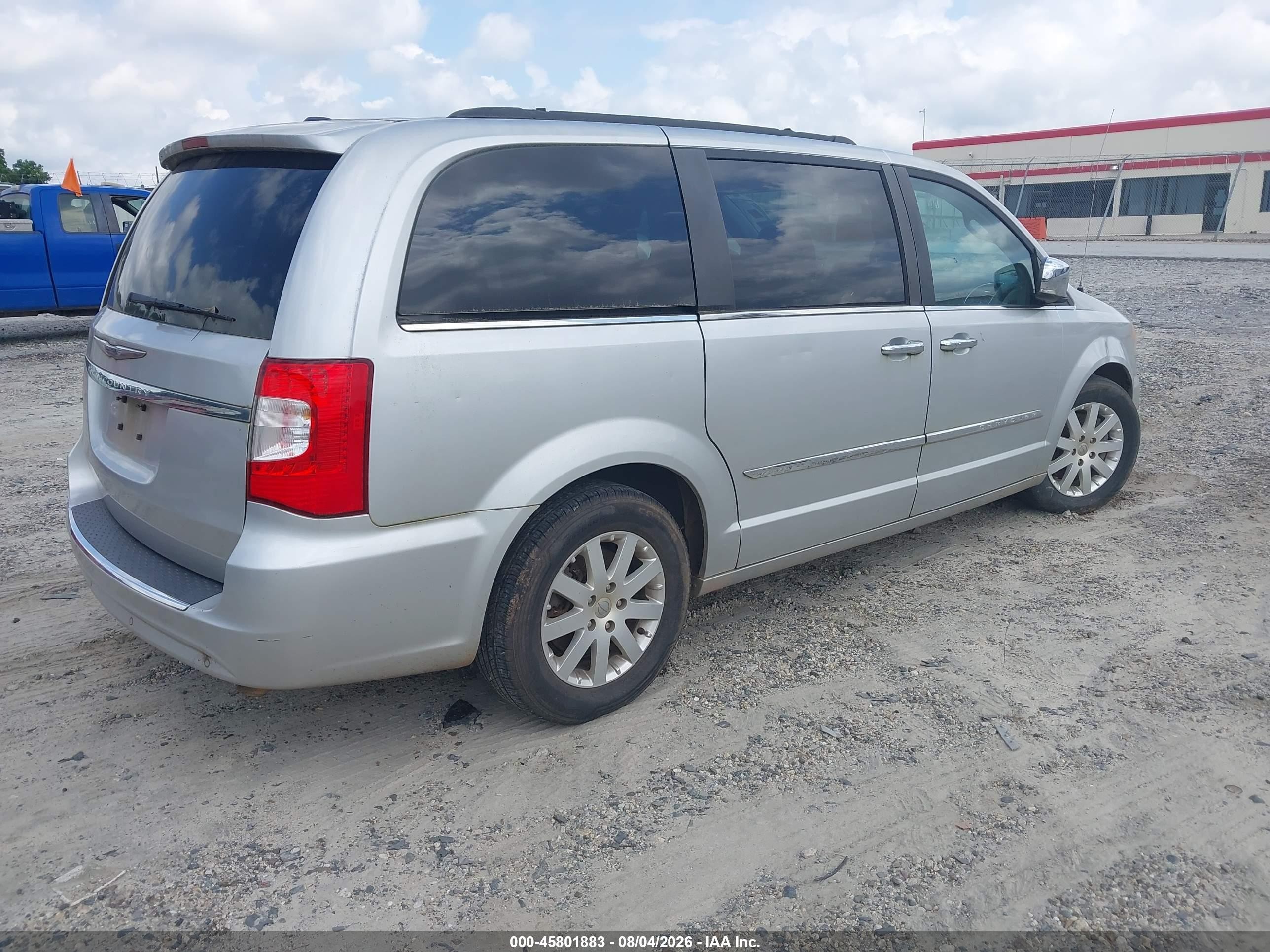 2012 Chrysler Town & Country Touring-l Silver vin: 2C4RC1CG1CR395149