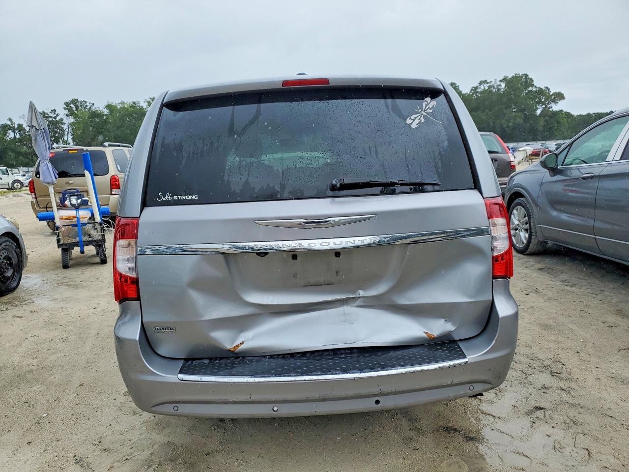 2013 Chrysler Town & Country Touring L Silver vin: 2C4RC1CG1DR583588