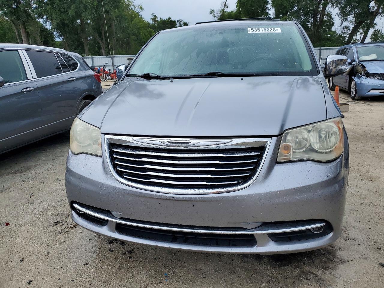2013 Chrysler Town & Country Touring L Silver vin: 2C4RC1CG1DR583588