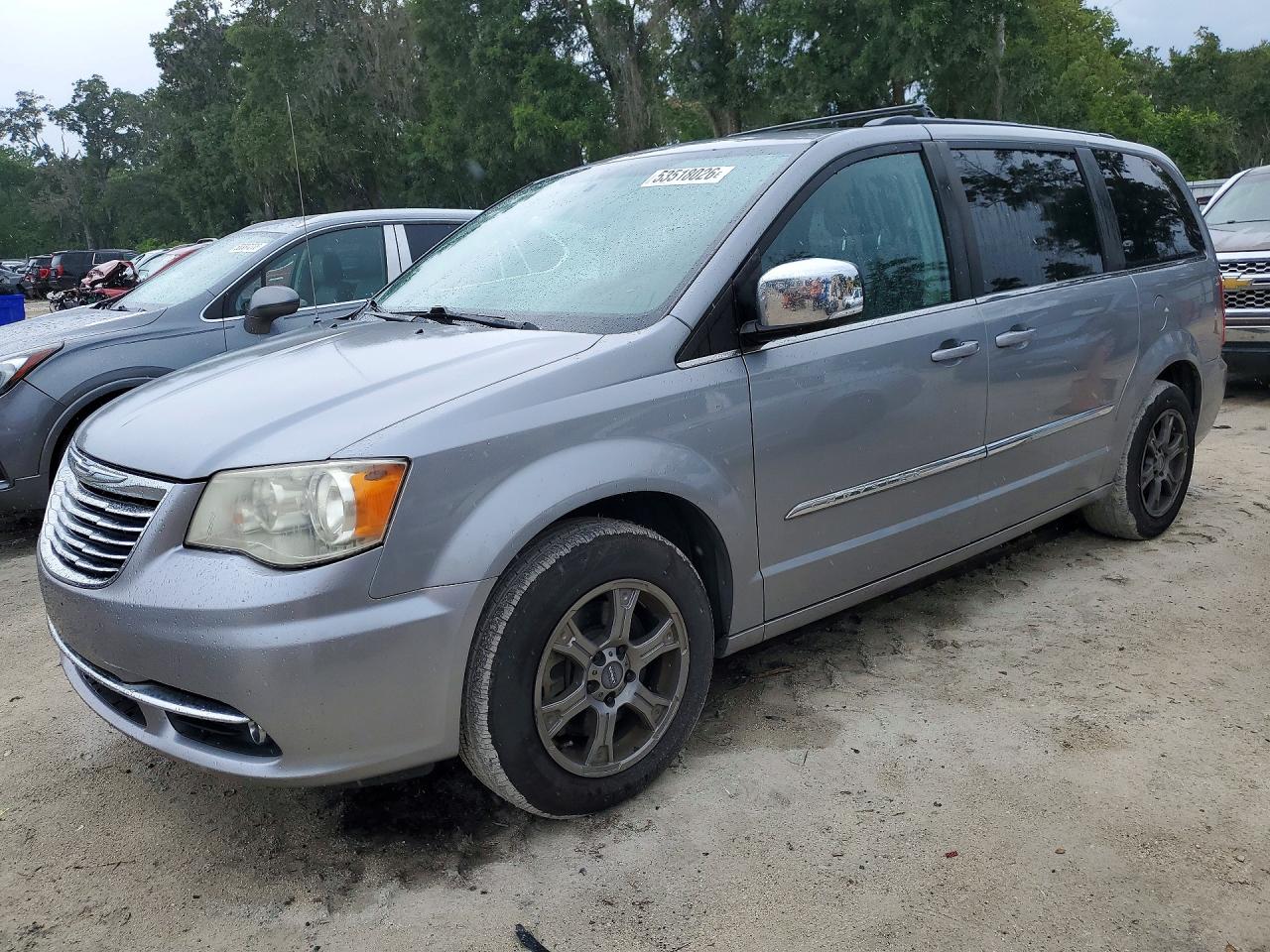 2013 Chrysler Town & Country Touring L Silver vin: 2C4RC1CG1DR583588