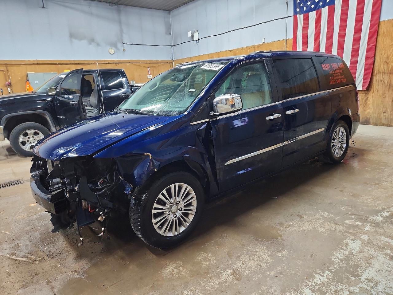 2013 Chrysler Town & Country Touring L Blue vin: 2C4RC1CG1DR589276