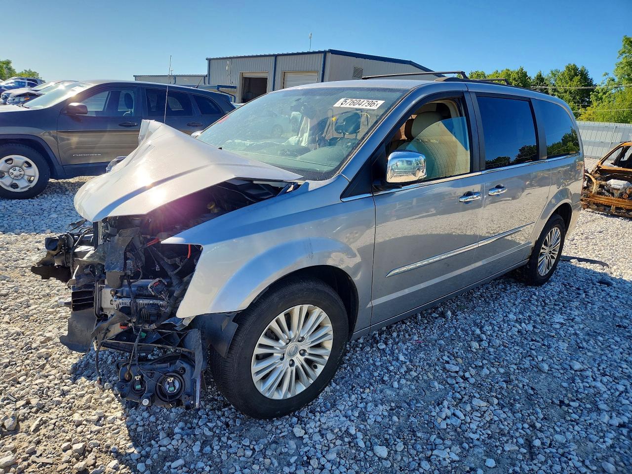 2013 Chrysler Town & Country Touring L Silver vin: 2C4RC1CG1DR646463