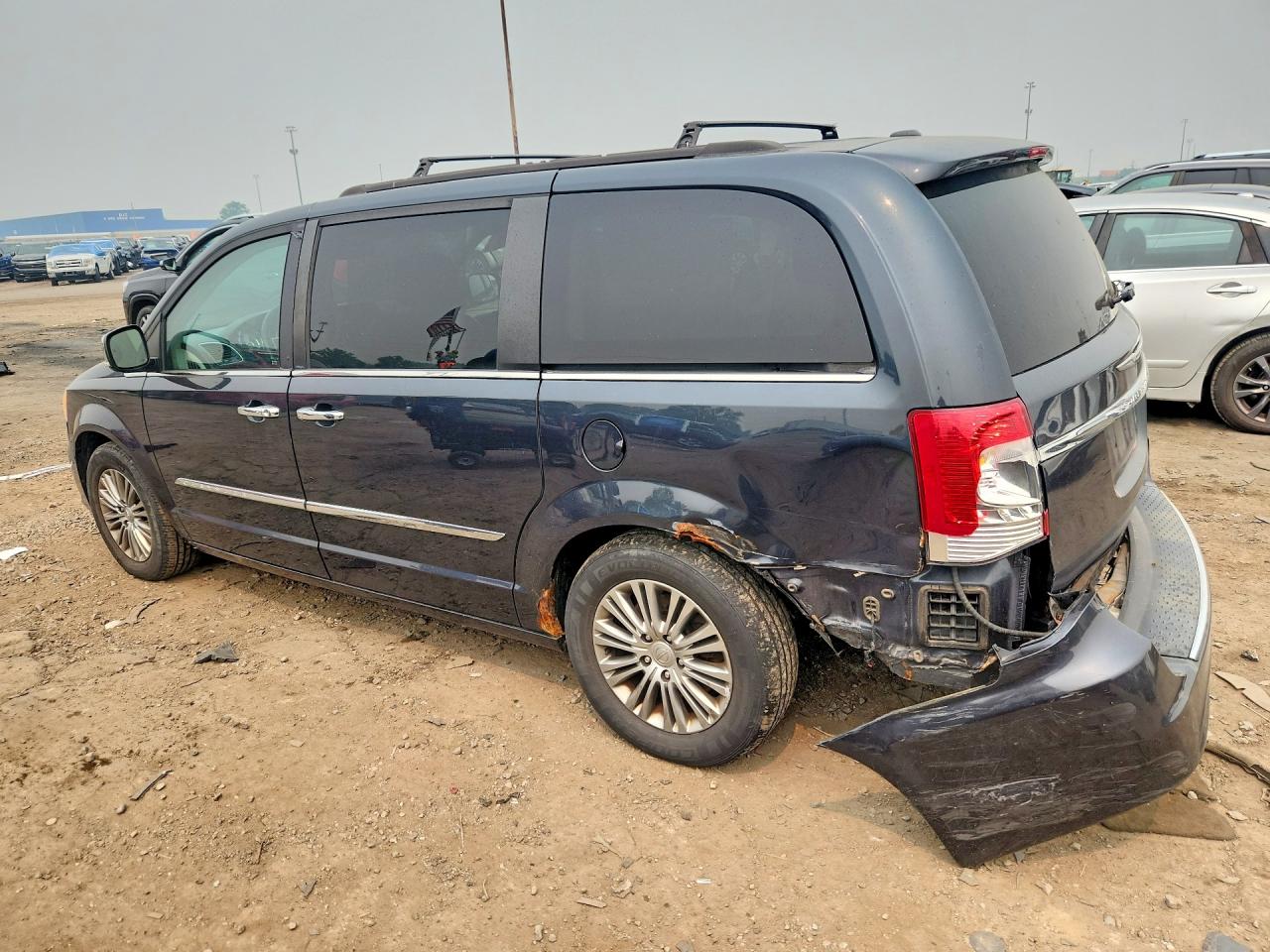 2014 Chrysler Town & Country Touring L Угольный vin: 2C4RC1CG1ER192569
