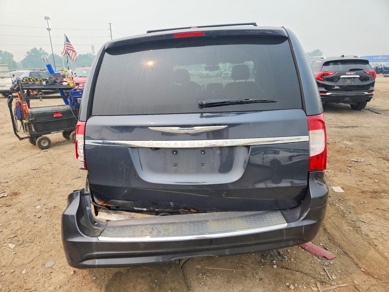 2014 Chrysler Town & Country Touring L Угольный vin: 2C4RC1CG1ER192569