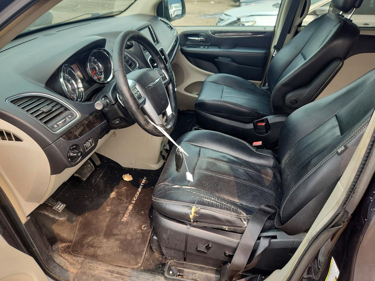 2014 Chrysler Town & Country Touring L Угольный vin: 2C4RC1CG1ER192569
