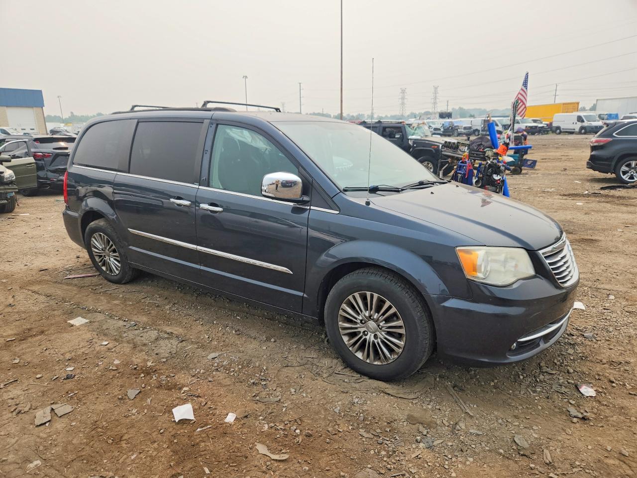 2014 Chrysler Town & Country Touring L Угольный vin: 2C4RC1CG1ER192569